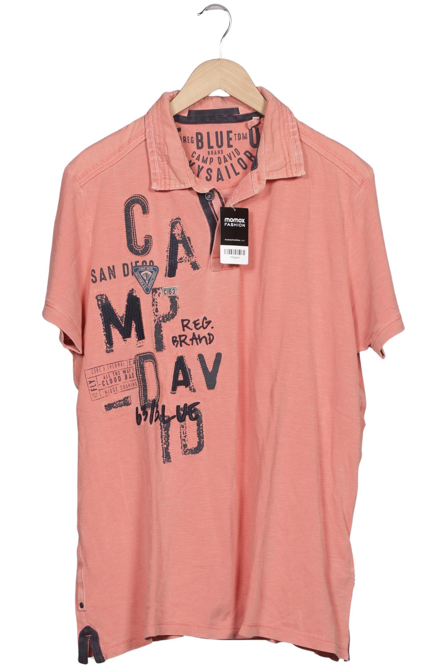 

Camp David Herren Poloshirt, orange, Gr. 56