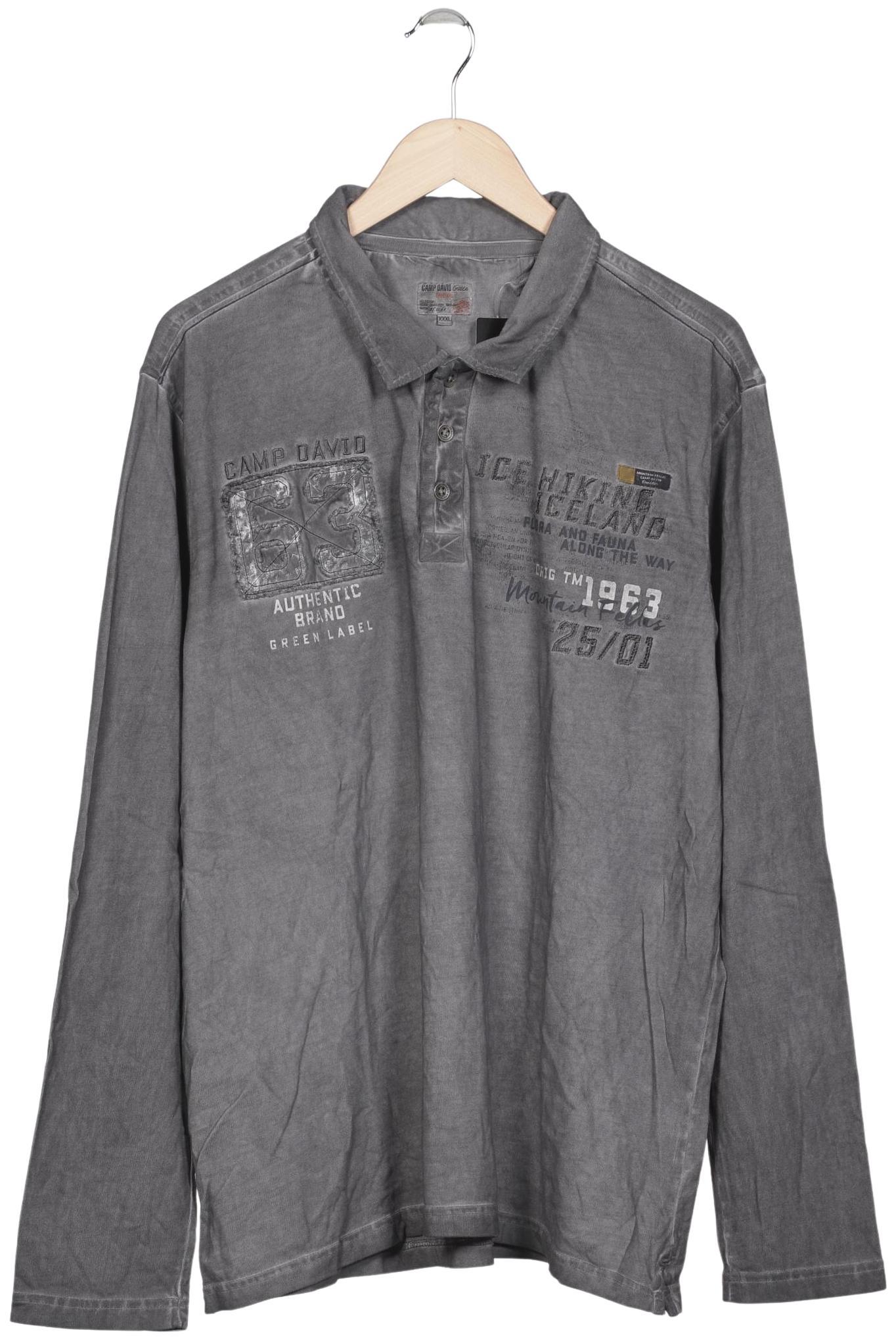 

Camp David Herren Poloshirt, grau, Gr. 58