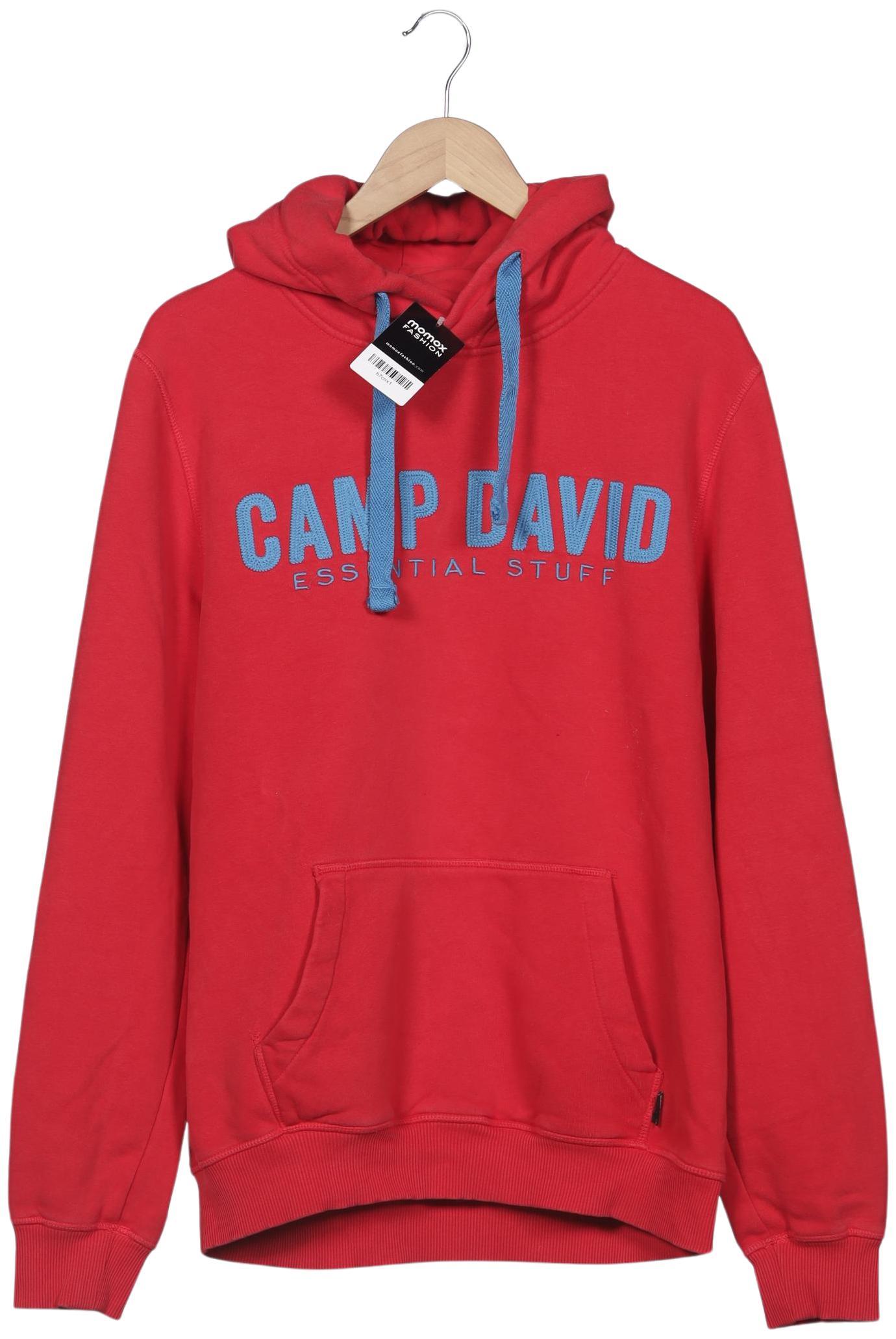 

Camp David Herren Kapuzenpullover, rot, Gr. 54