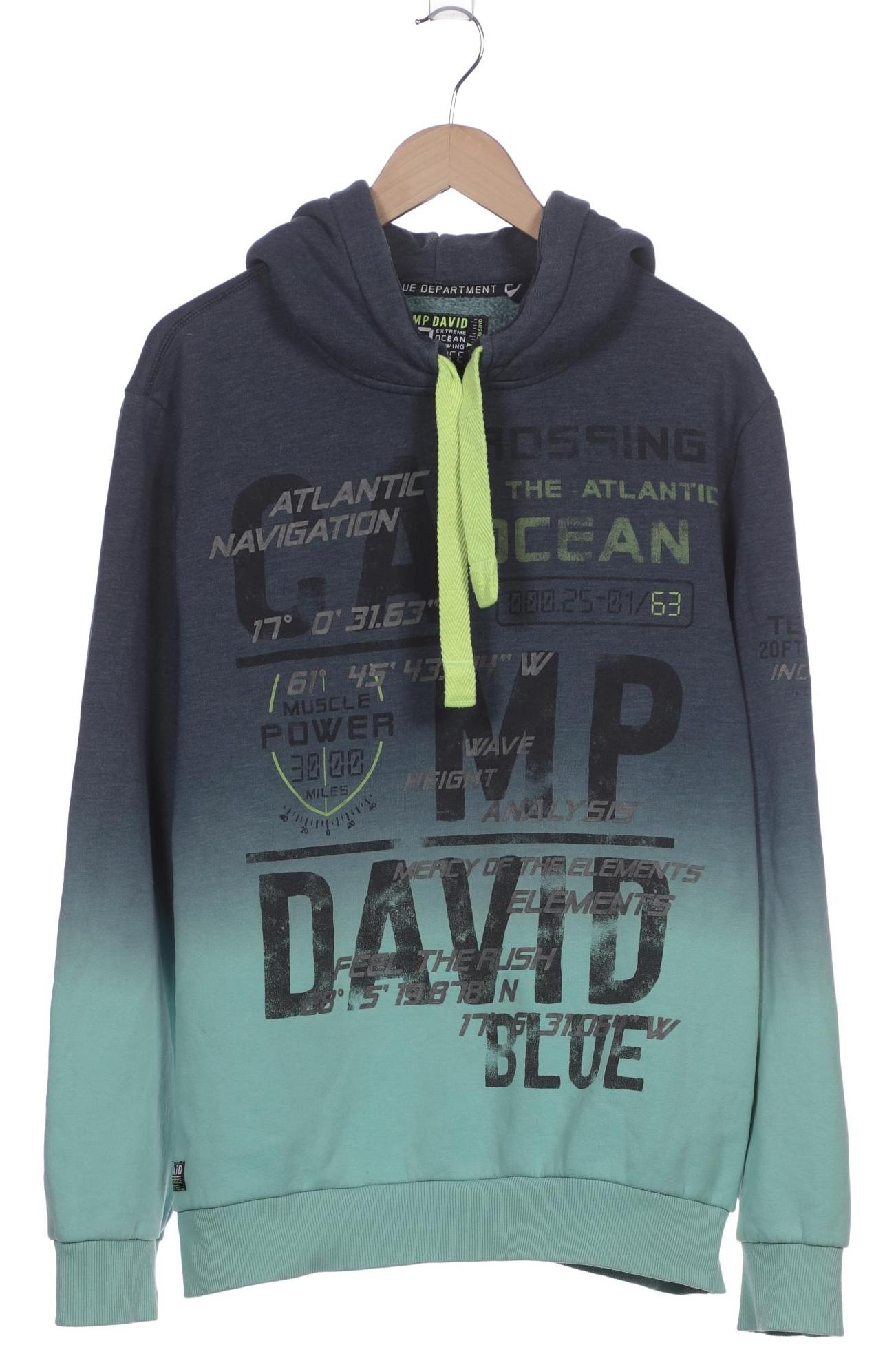 

Camp David Herren Kapuzenpullover, blau, Gr. 54