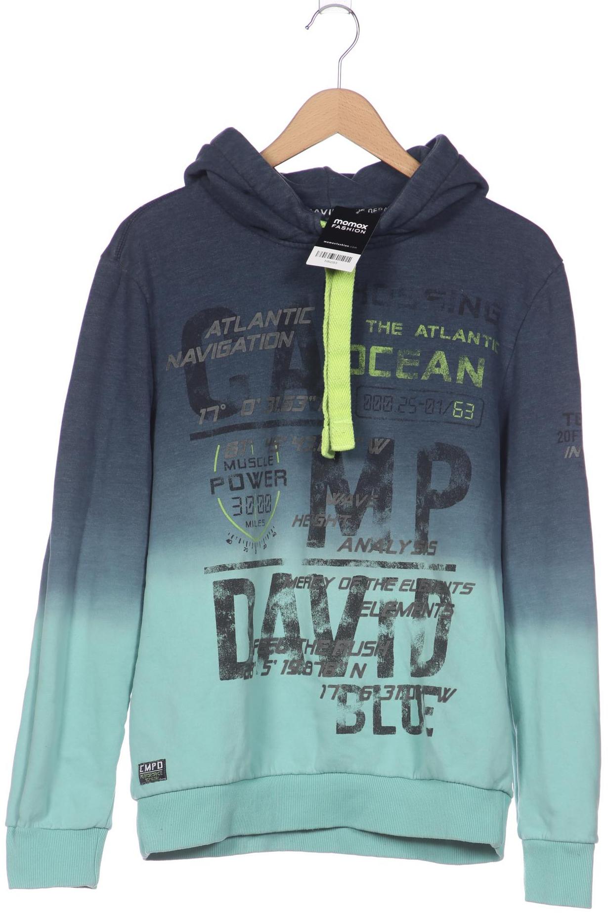 

Camp David Herren Kapuzenpullover, türkis, Gr. 52