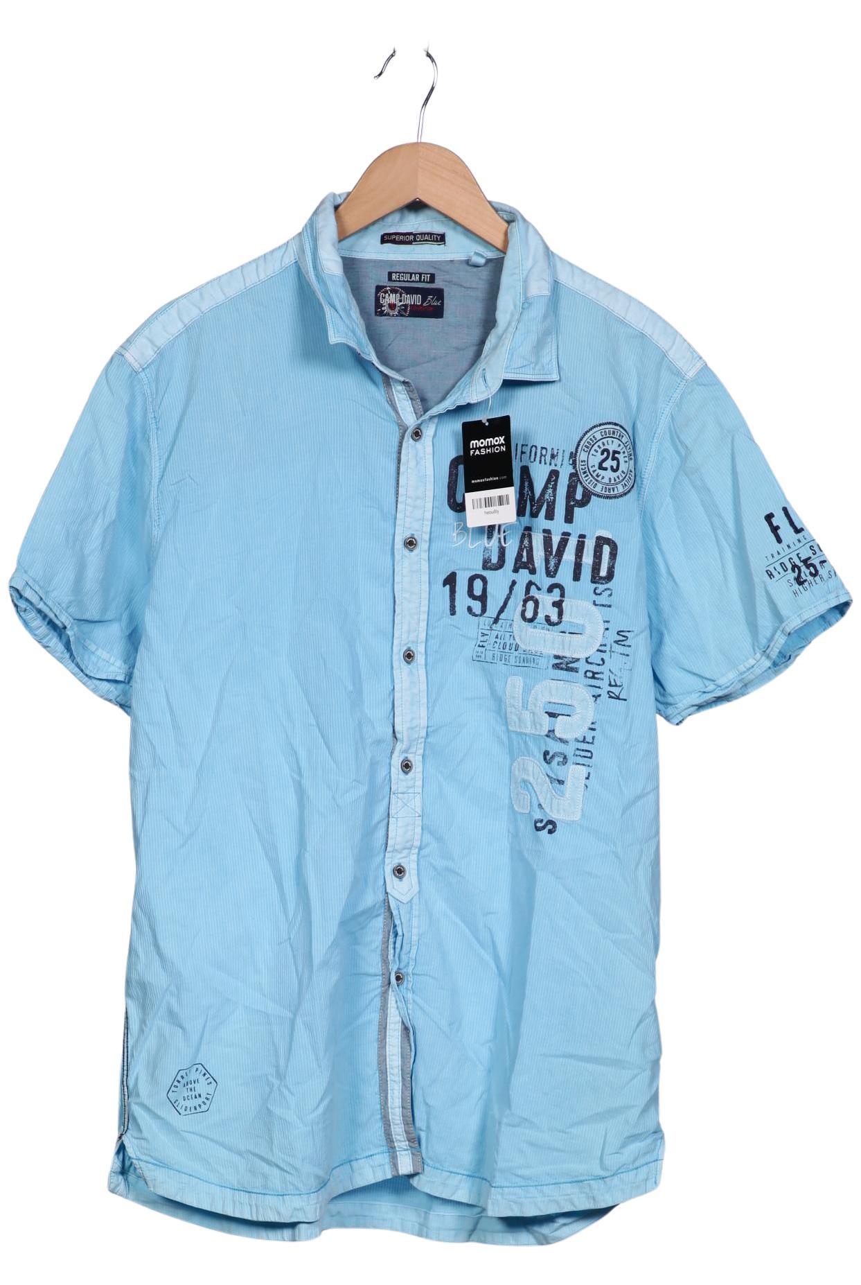 

Camp David Herren Hemd, hellblau, Gr. 56