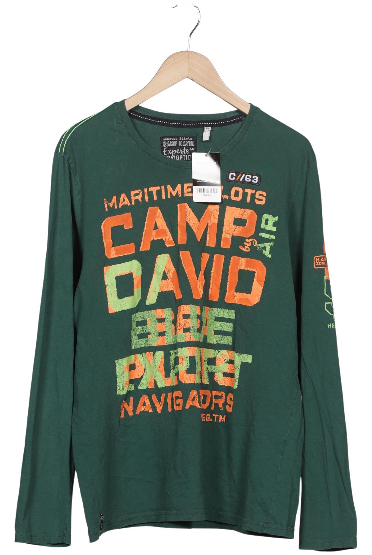 

Camp David Herren Langarmshirt, grün, Gr. 54
