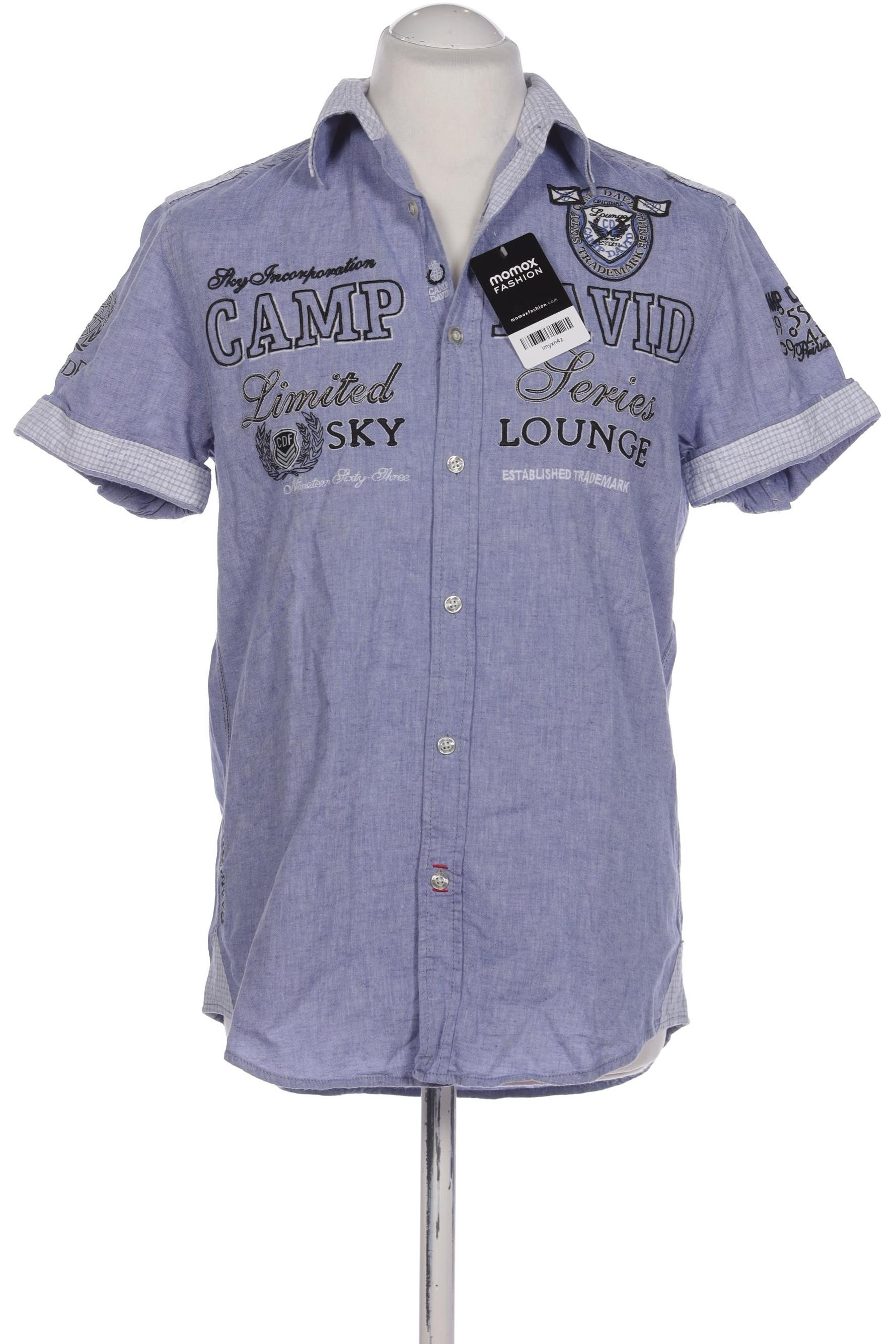 

Camp David Herren Hemd, blau, Gr. 48