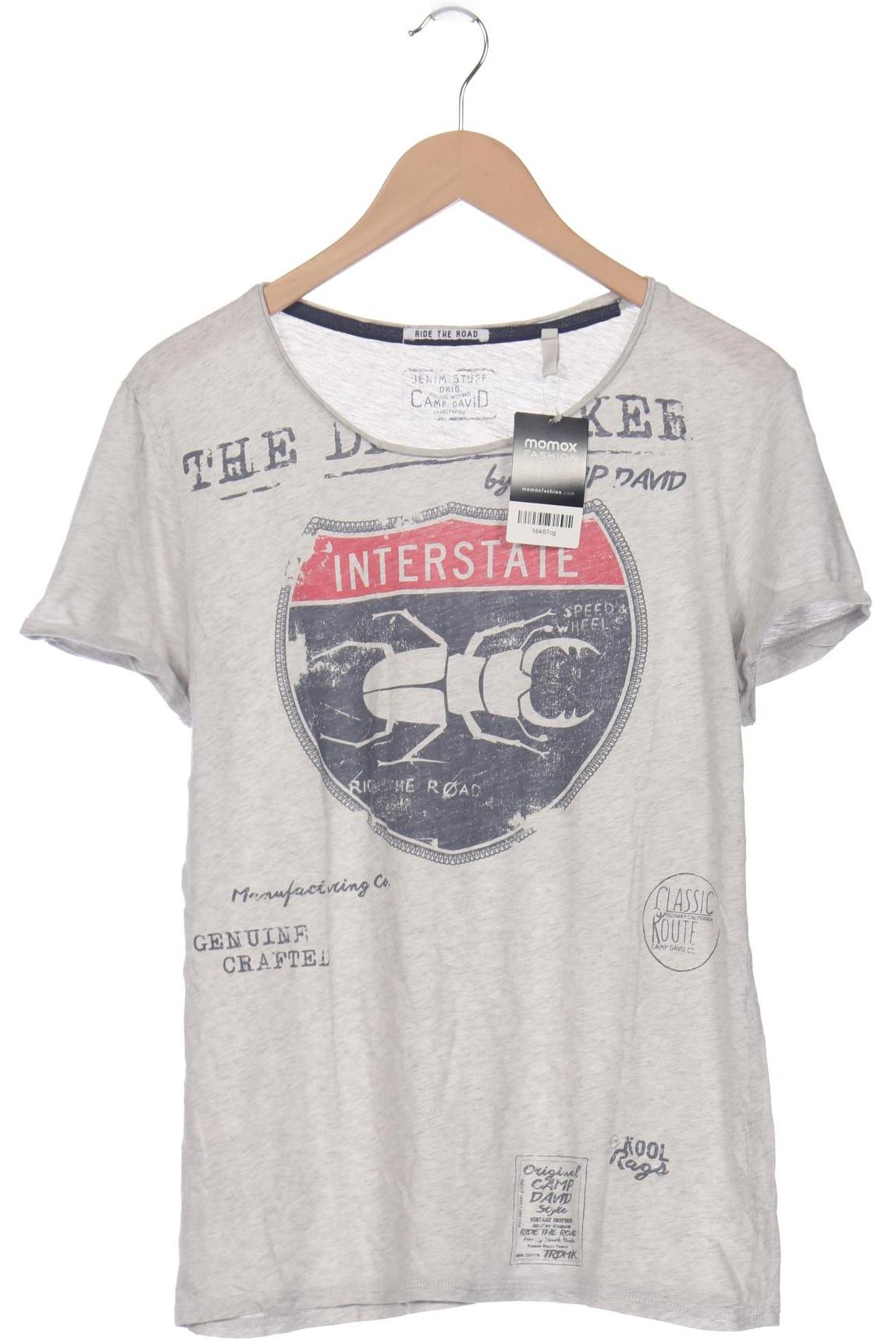

Camp David Herren T-Shirt, grau, Gr. 46