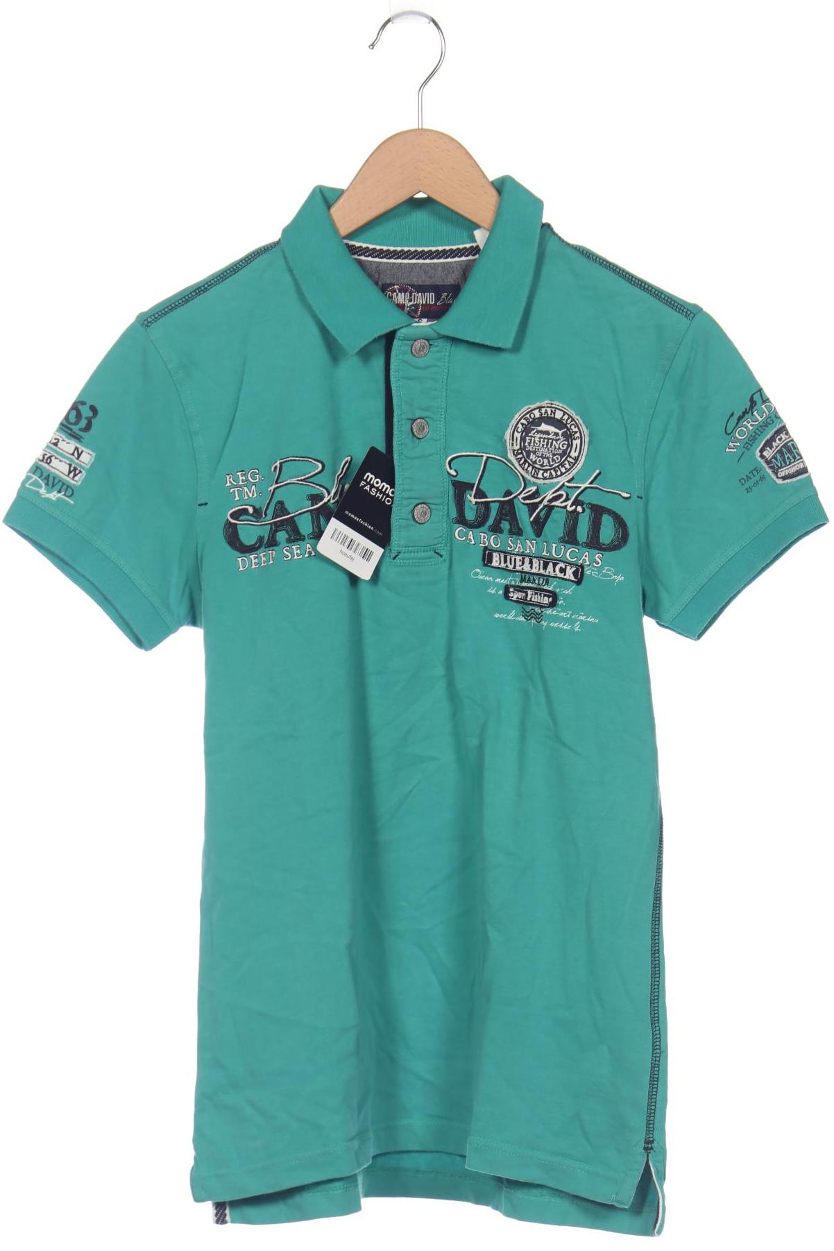 

Camp David Herren Poloshirt, türkis, Gr. 46