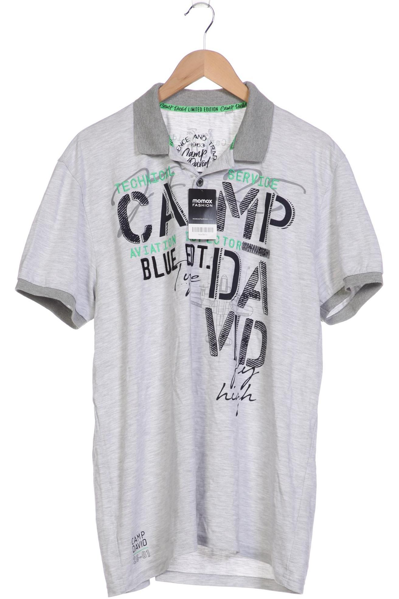 

Camp David Herren Poloshirt, grau, Gr. 58