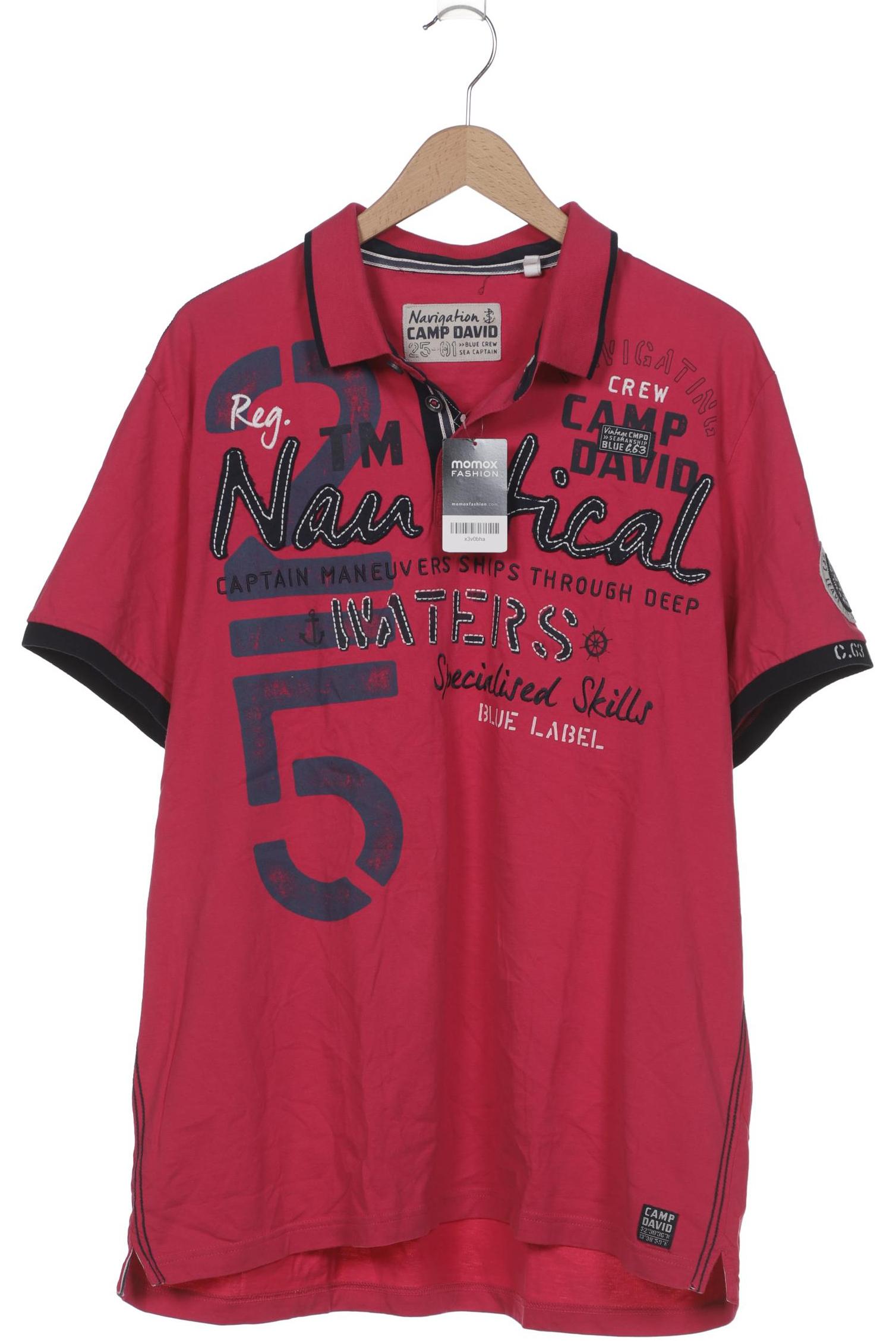 

Camp David Herren Poloshirt, pink, Gr. 58