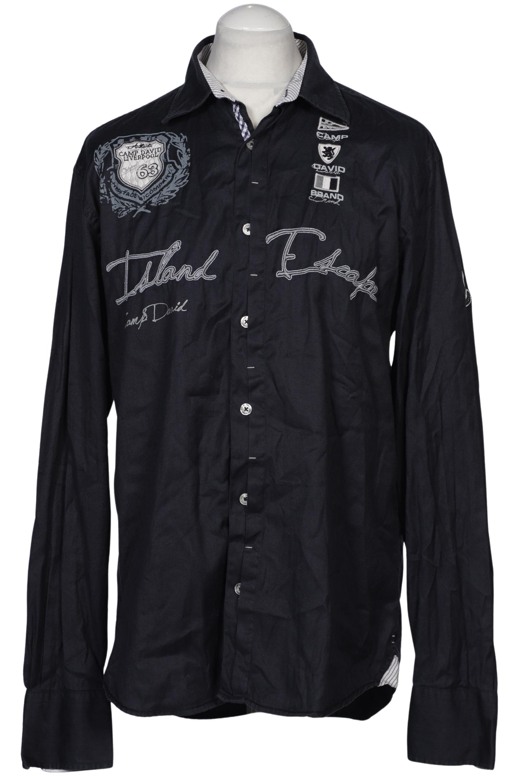 

Camp David Herren Hemd, marineblau, Gr. 52