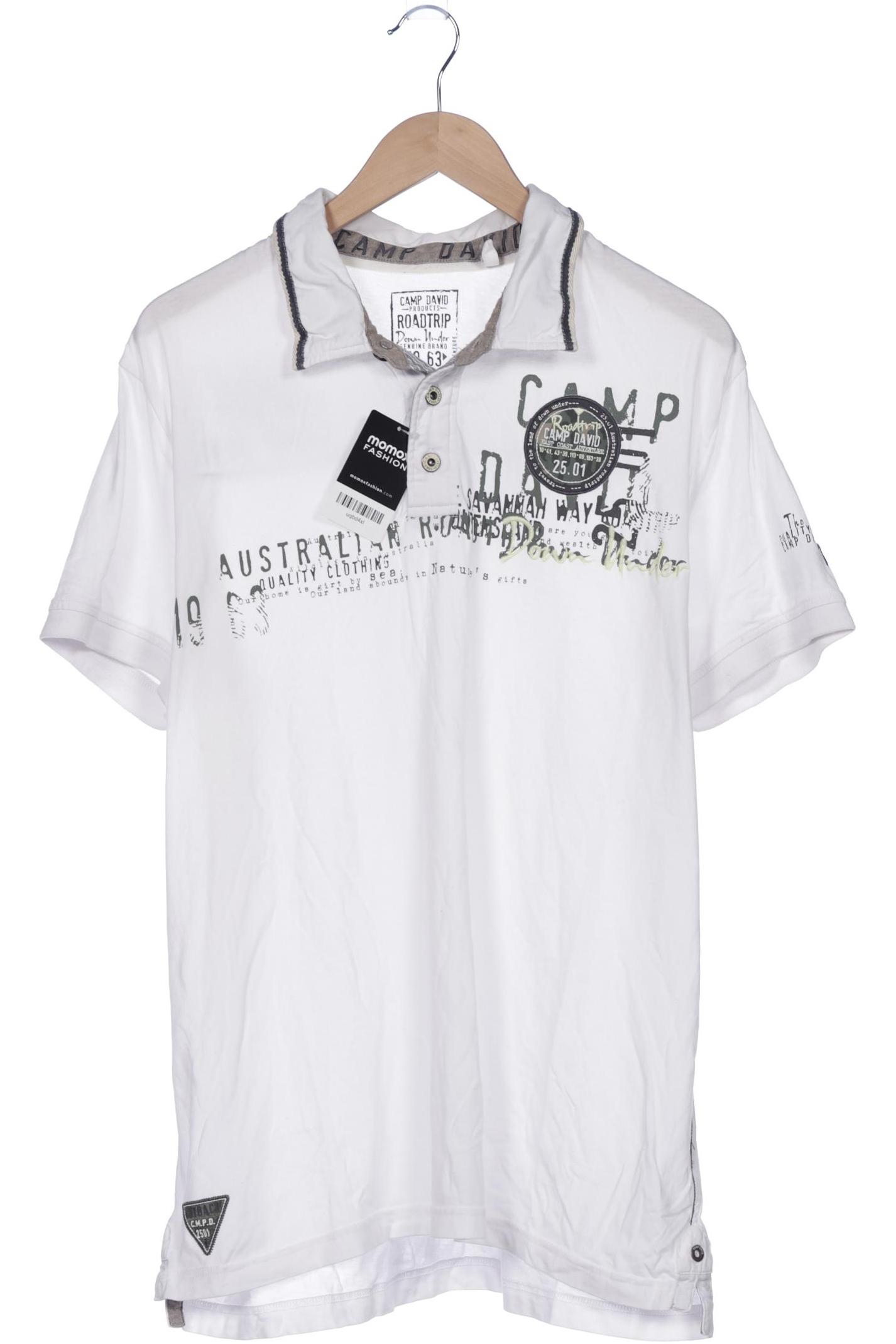 

Camp David Herren Poloshirt, weiß, Gr. 56