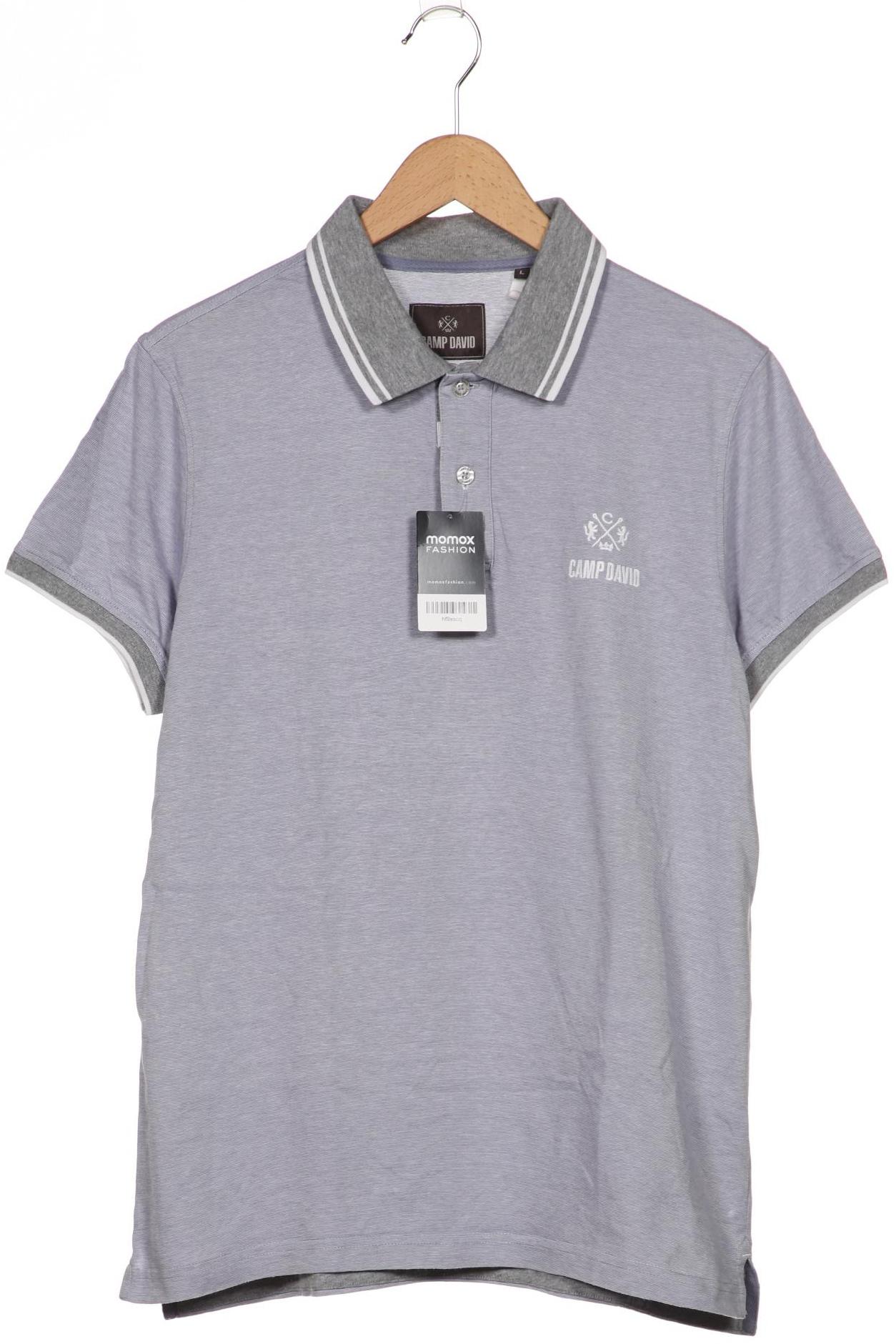 

Camp David Herren Poloshirt, grau