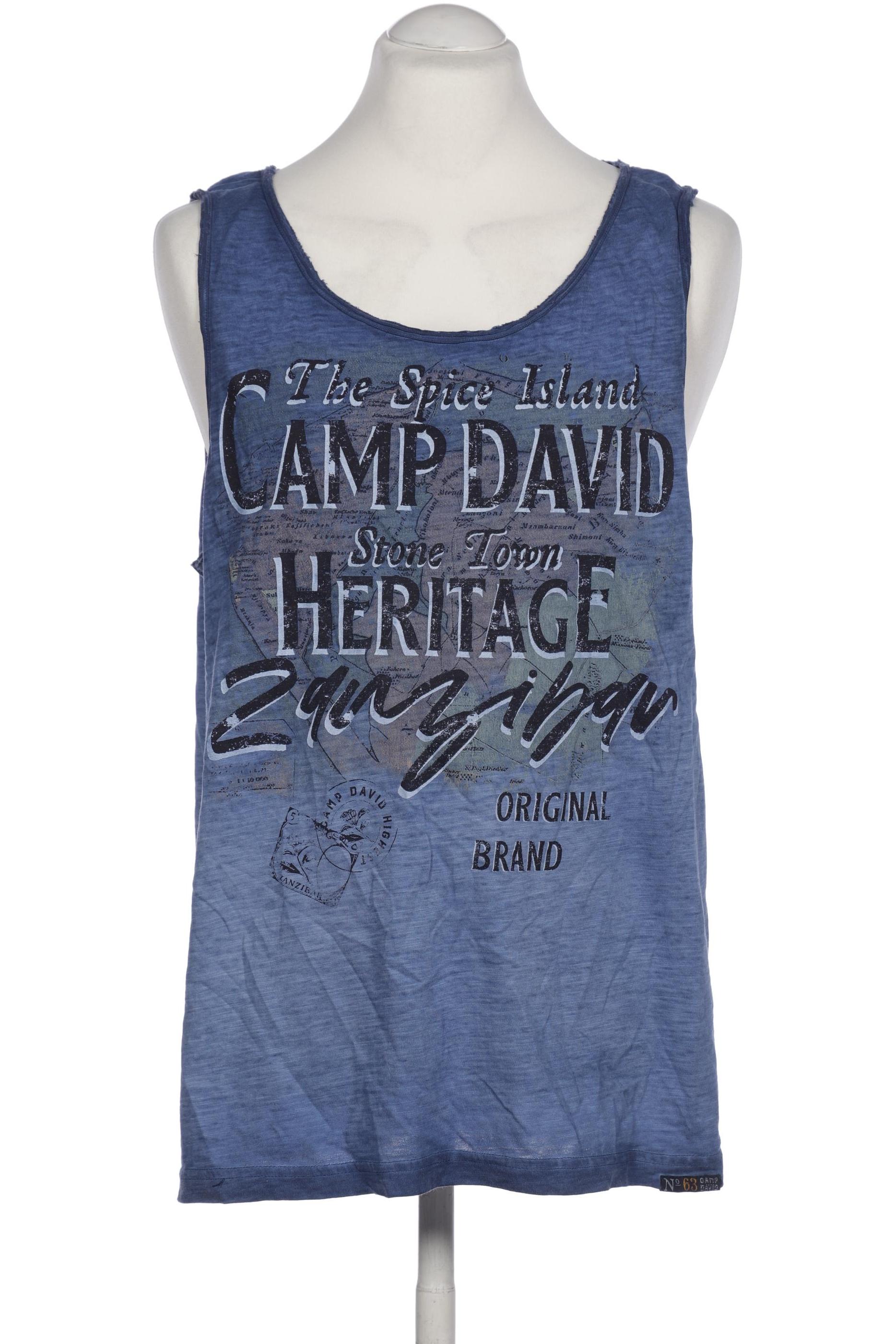 

Camp David Herren T-Shirt, blau, Gr. 54