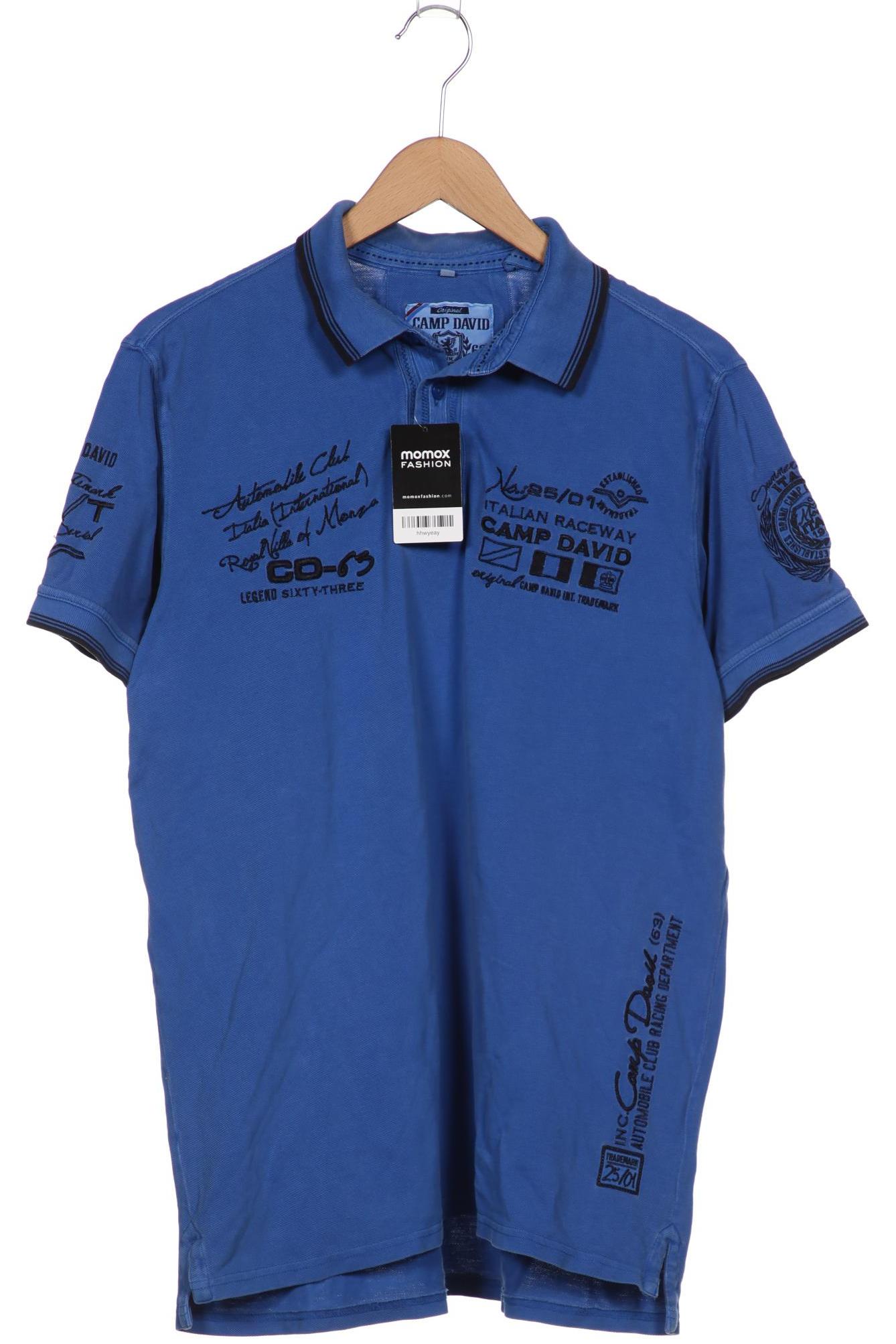 

Camp David Herren Poloshirt, blau
