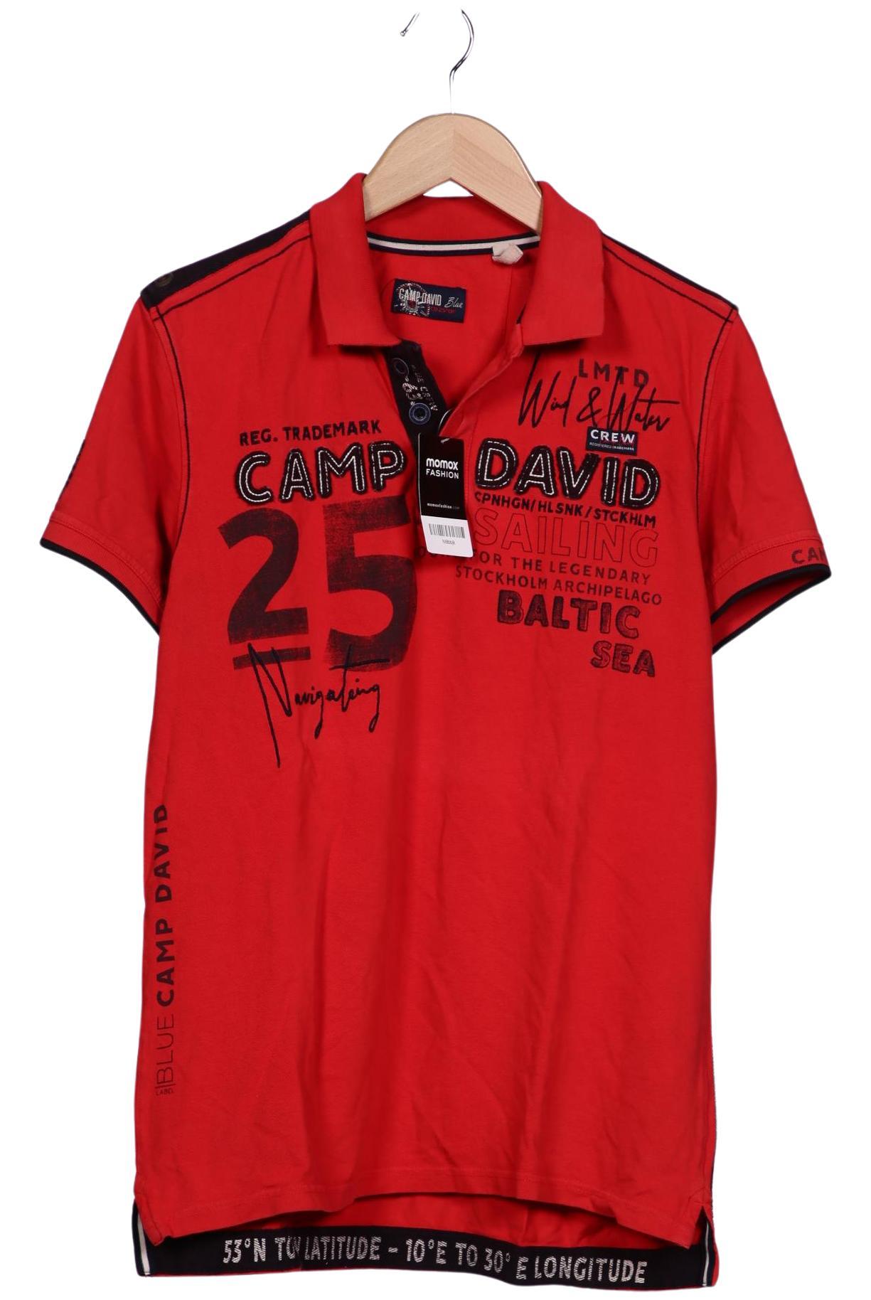 

Camp David Herren Poloshirt, rot, Gr. 52