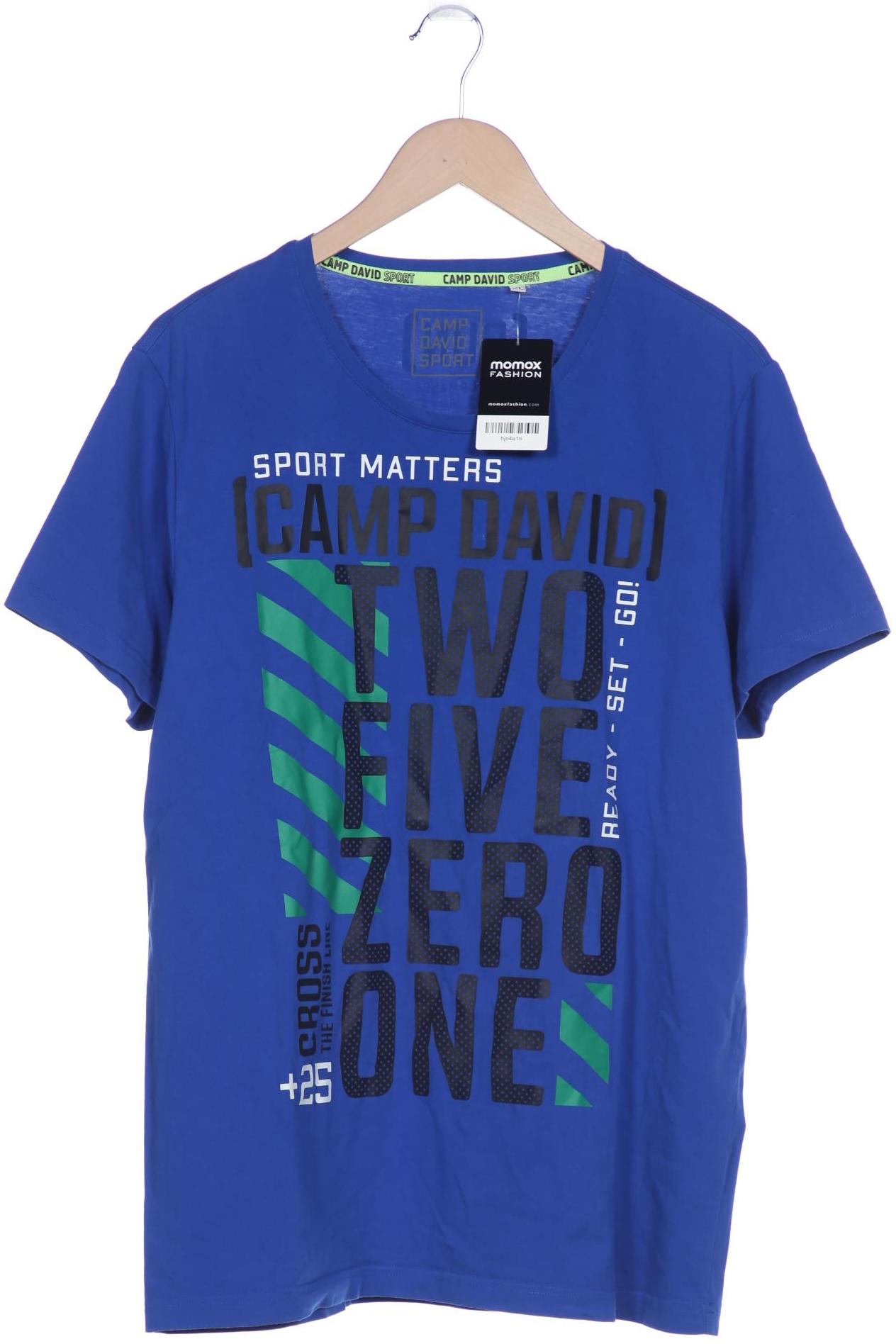 

Camp David Herren T-Shirt, blau, Gr. 54