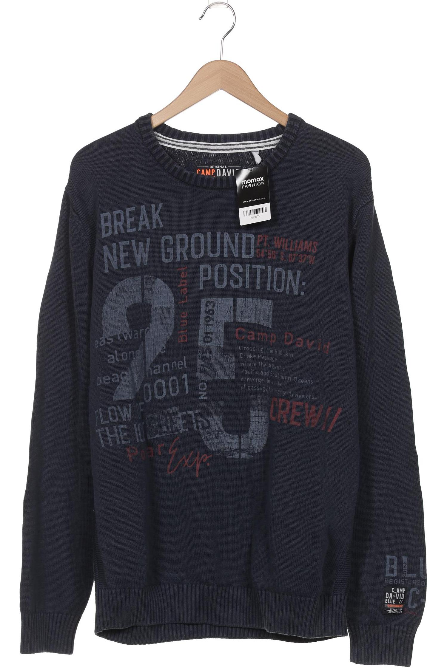 

Camp David Herren Pullover, marineblau, Gr. 56