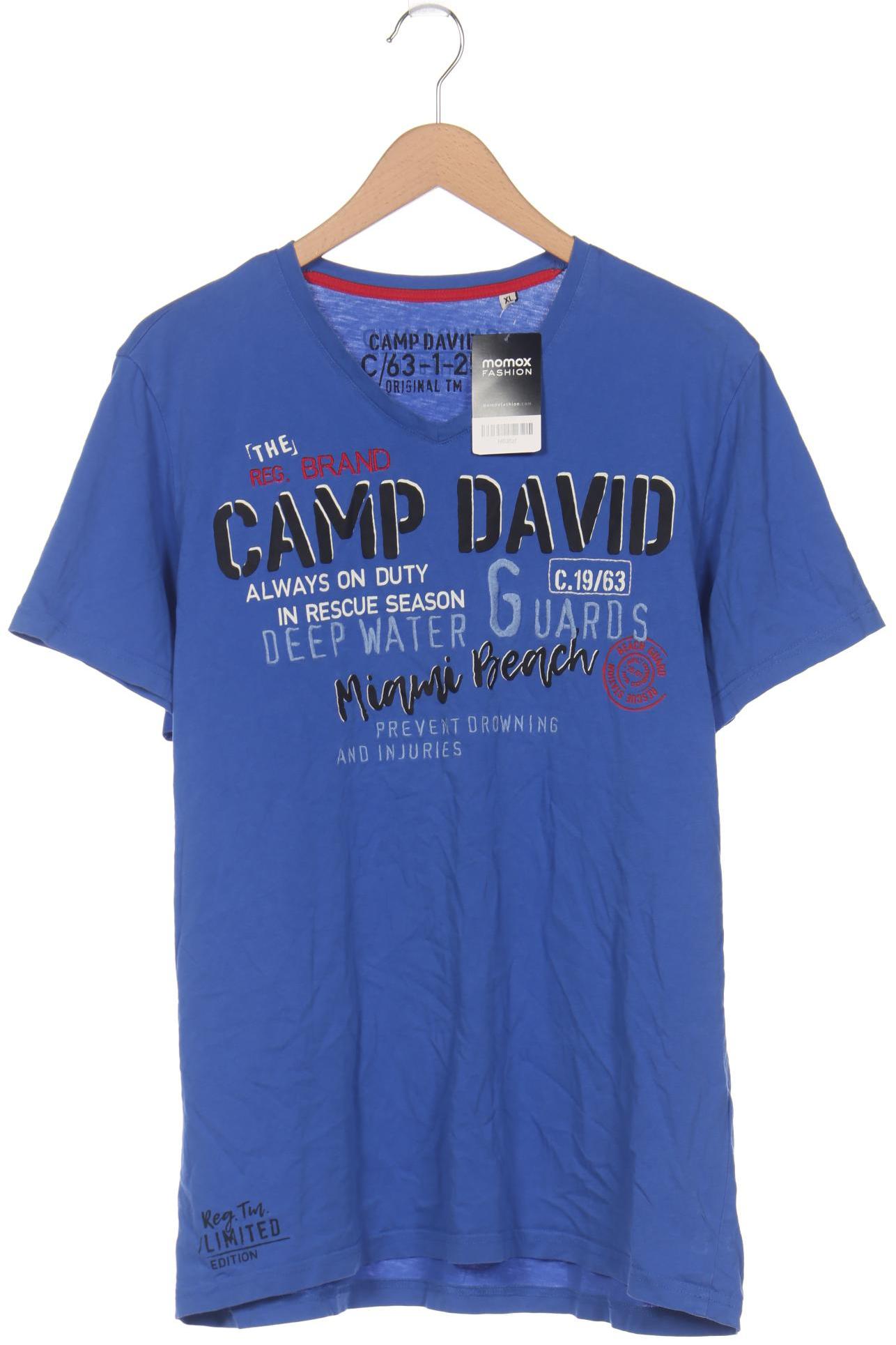 

Camp David Herren T-Shirt, blau, Gr. 54