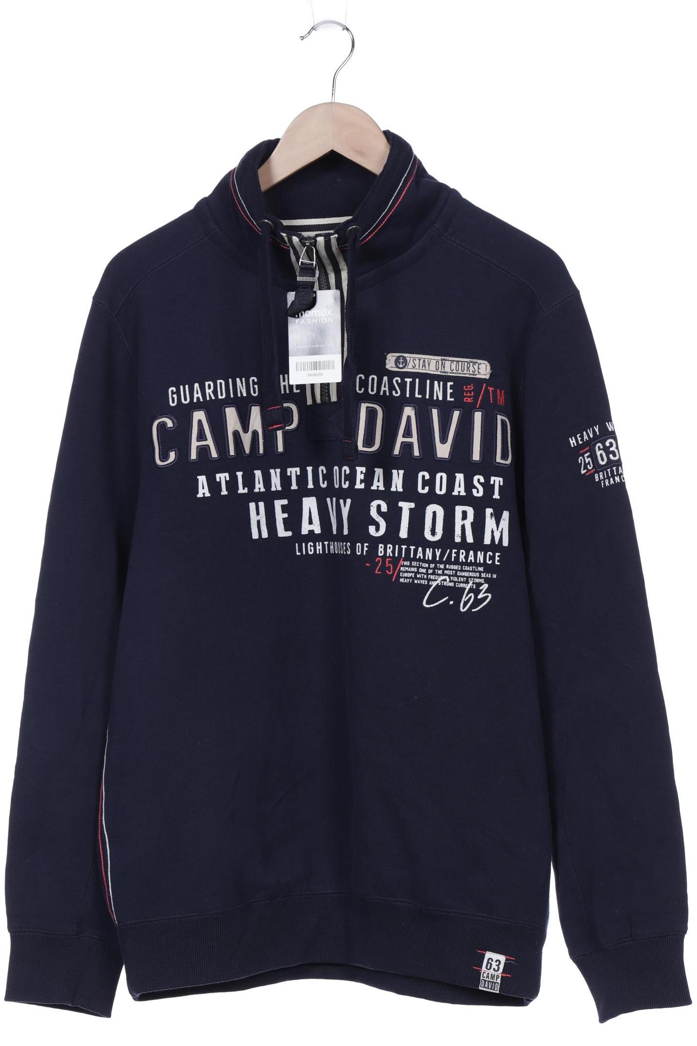 

Camp David Herren Sweatshirt, marineblau, Gr. 54