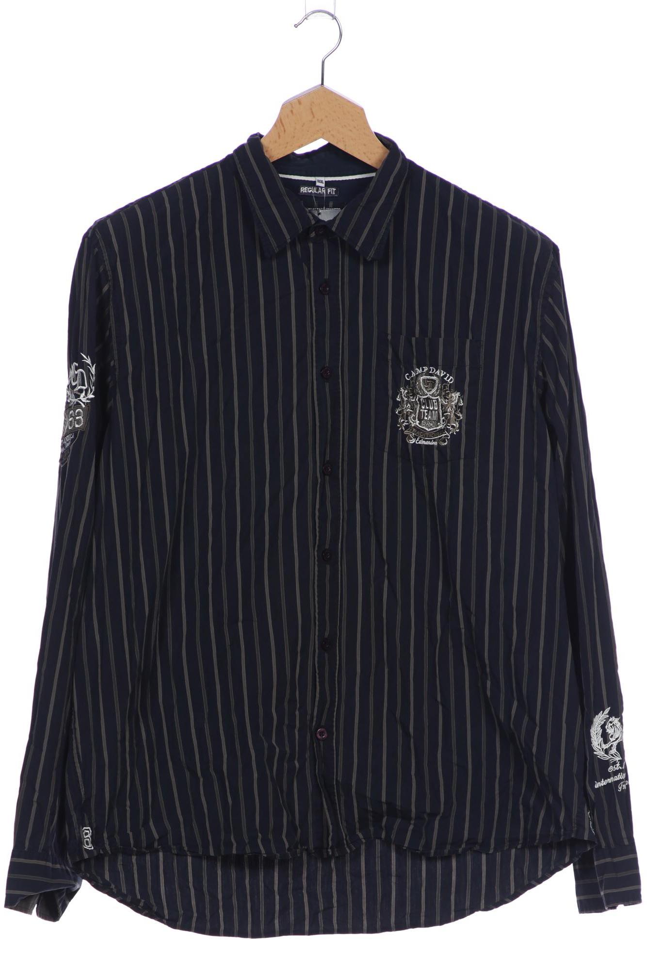 

Camp David Herren Hemd, marineblau, Gr. 58