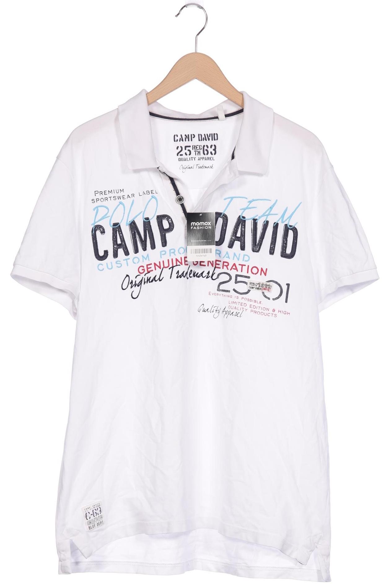 

Camp David Herren Poloshirt, weiß, Gr. 56