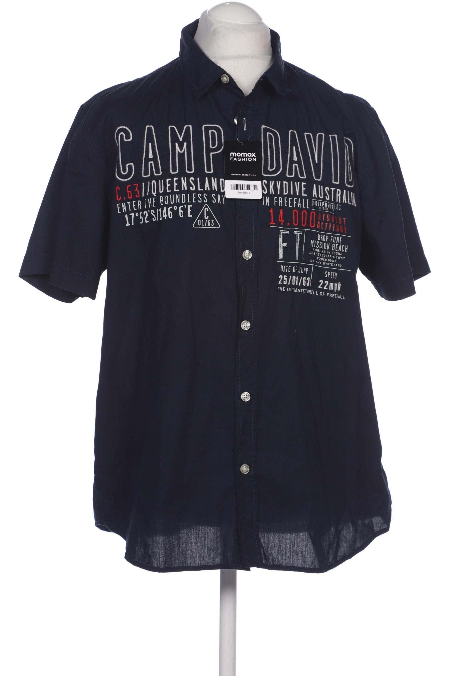 

Camp David Herren Hemd, marineblau, Gr. 54