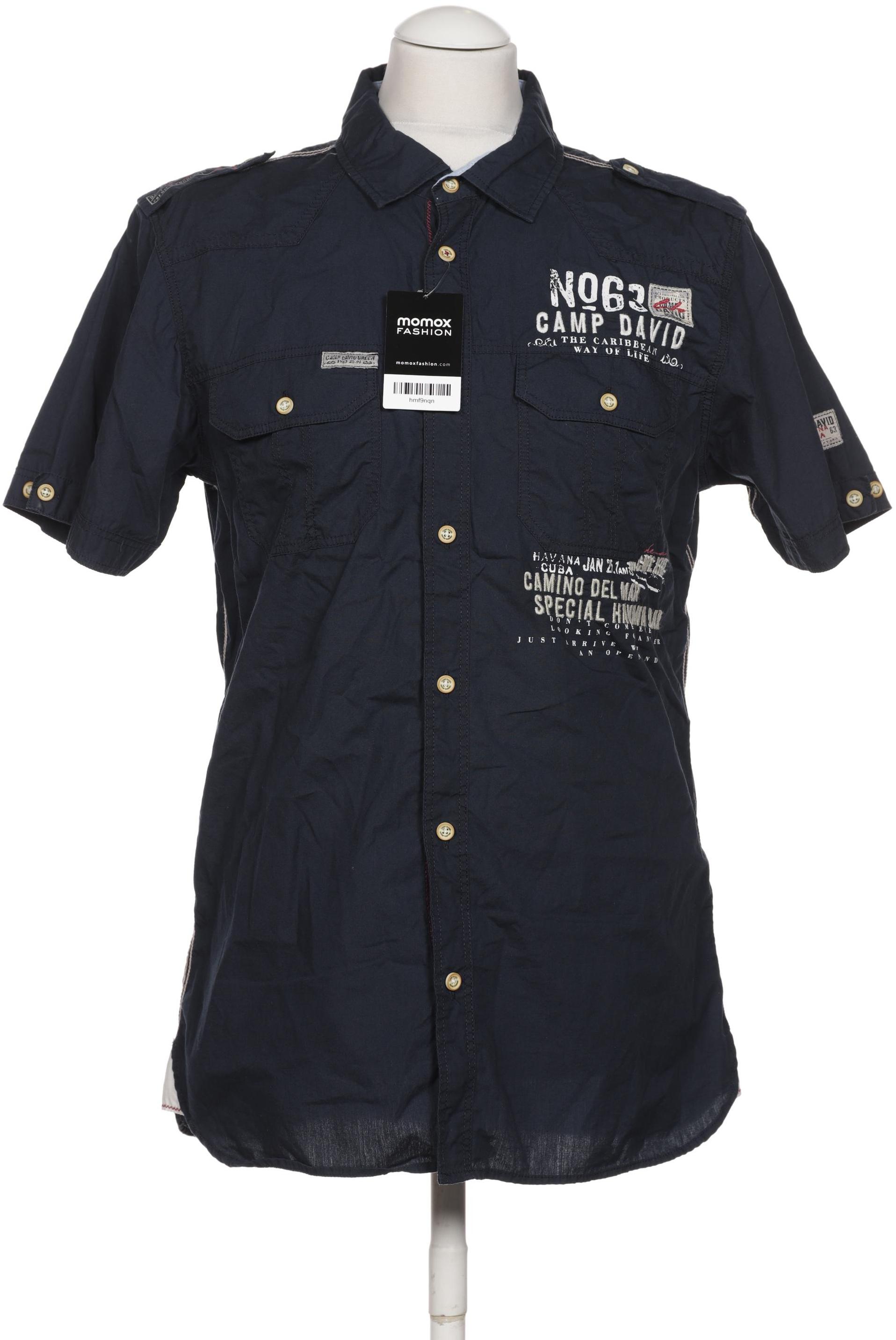 

Camp David Herren Hemd, marineblau