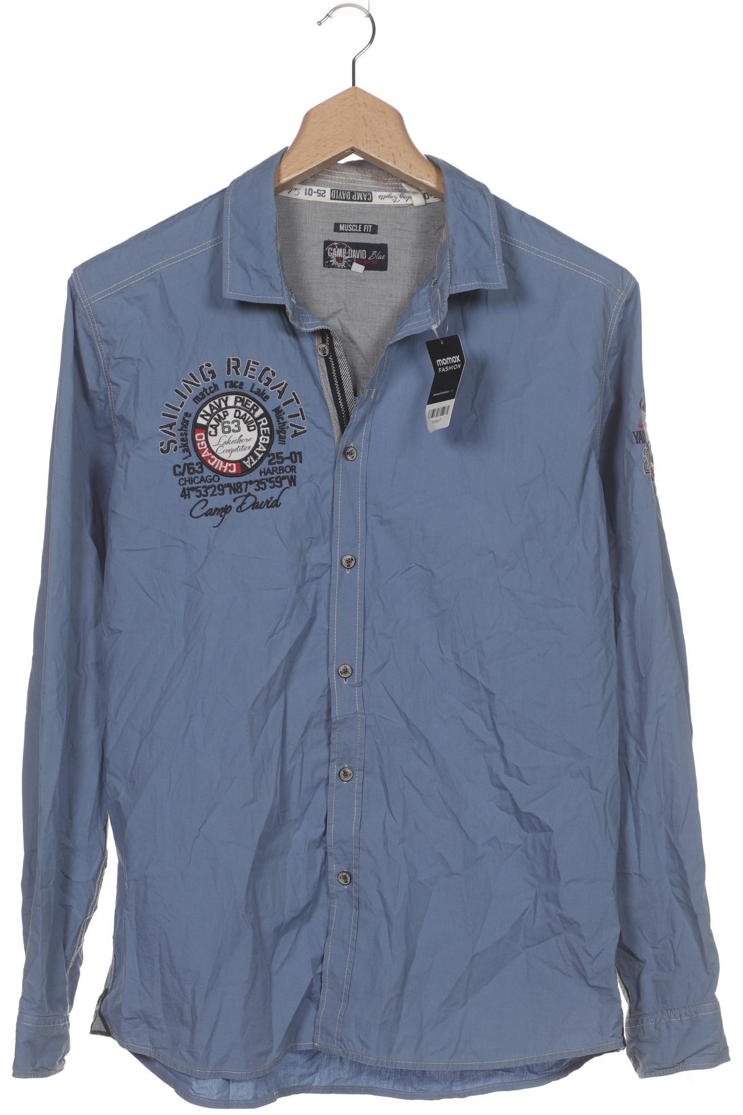 

Camp David Herren Hemd, blau, Gr. 56
