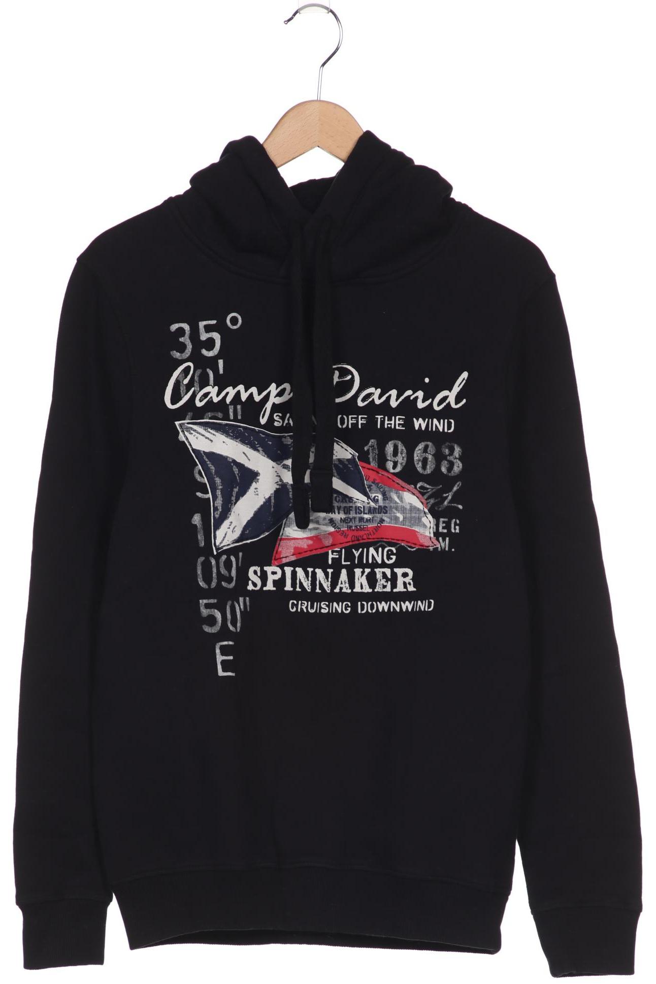 

Camp David Herren Kapuzenpullover, schwarz