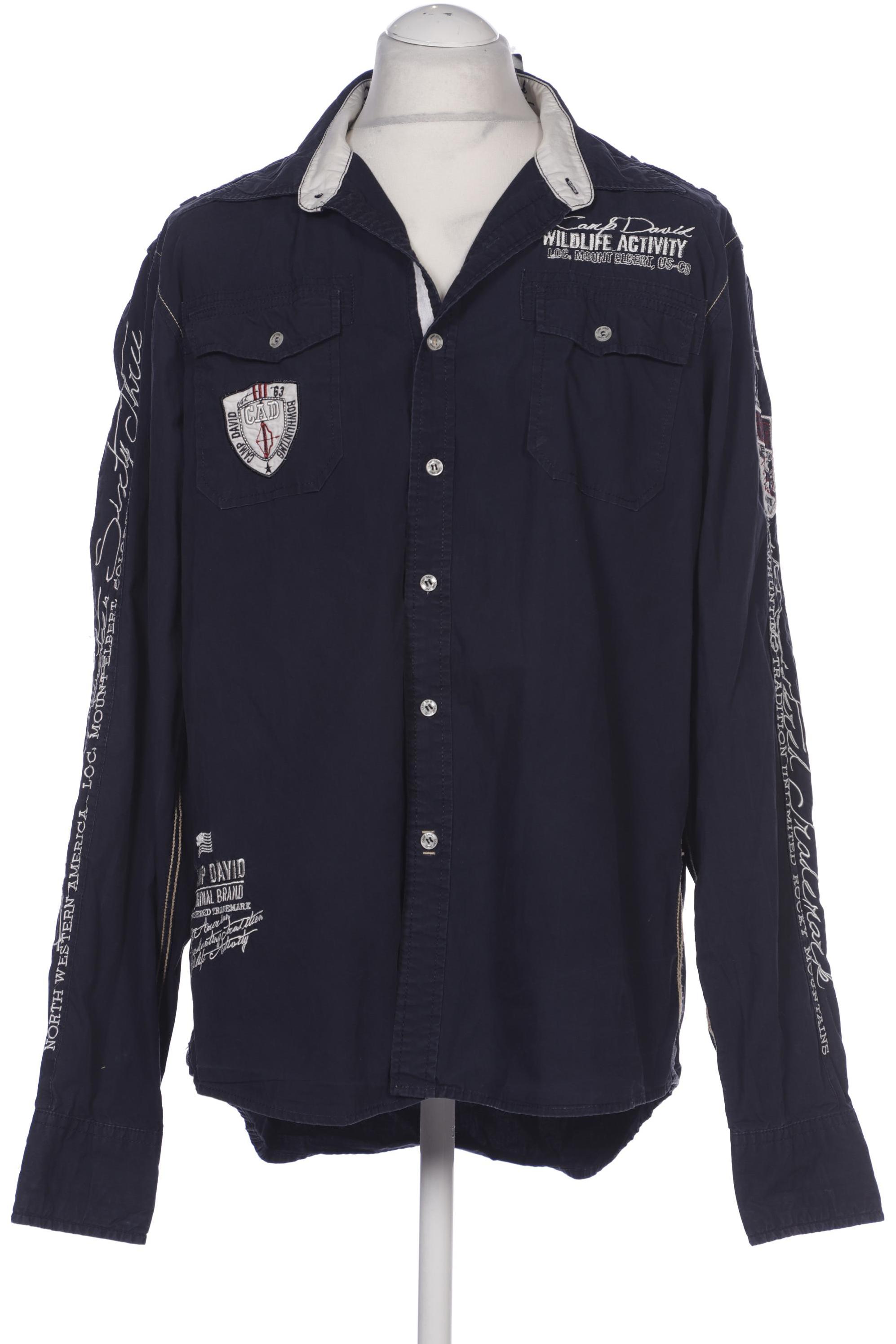 

Camp David Herren Hemd, marineblau, Gr. 54