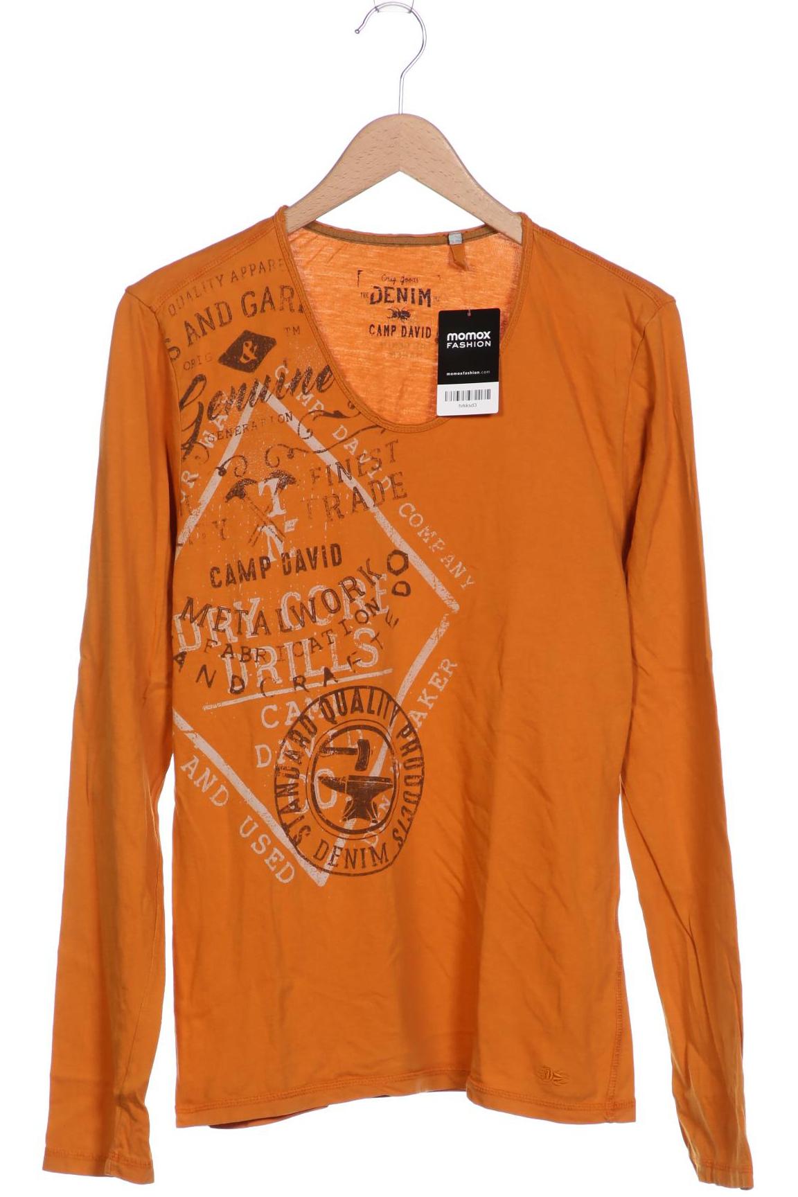 

Camp David Herren Langarmshirt, orange