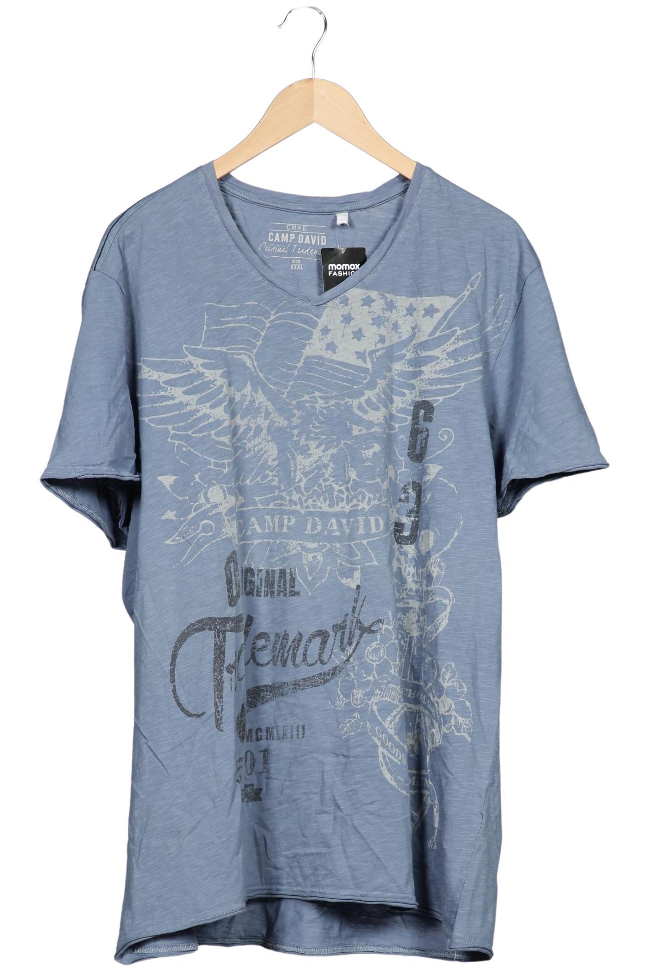 Thumbnail - Camp David Herren T-Shirt, hellblau, Gr. 58