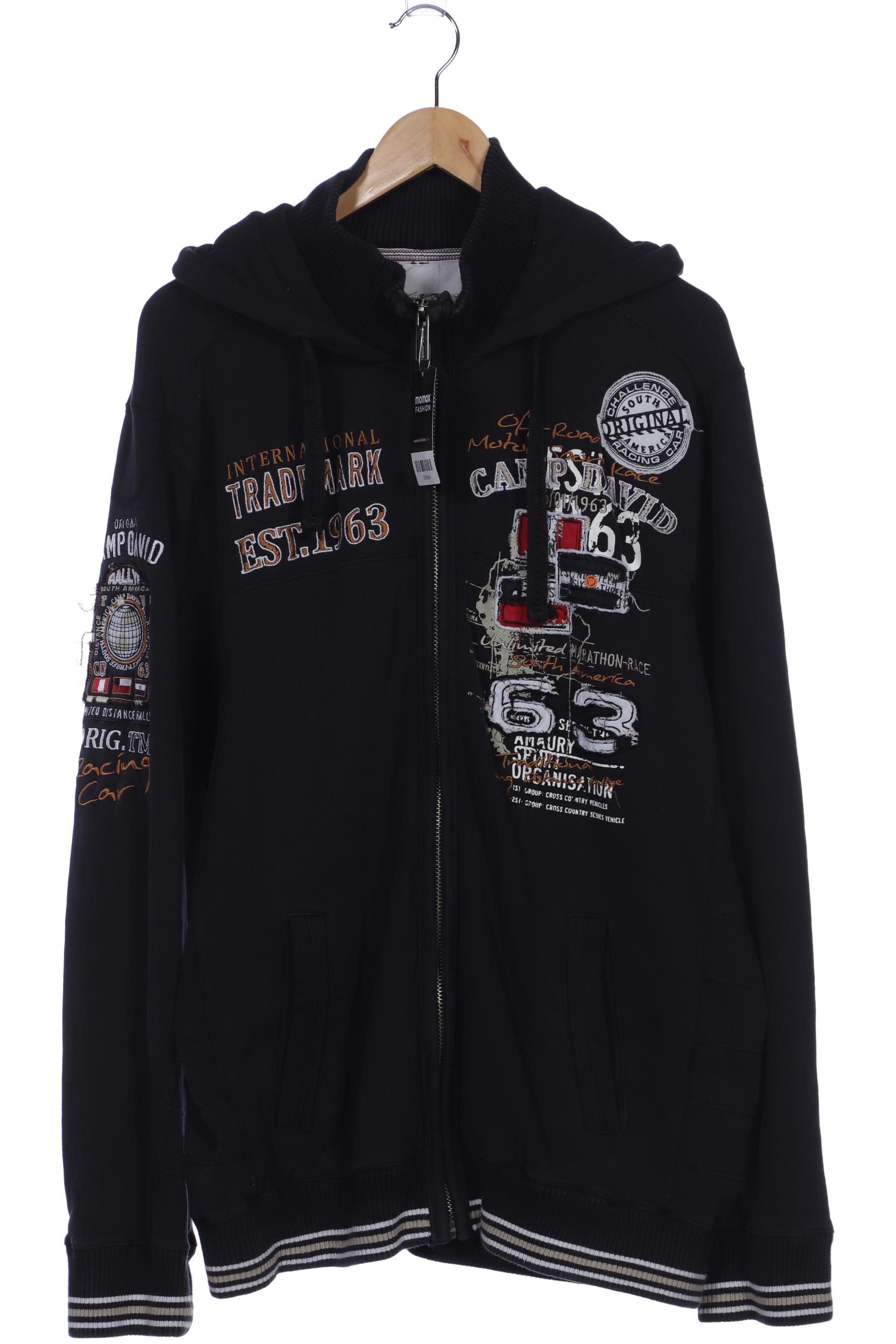 

Camp David Herren Kapuzenpullover, blau, Gr. 56