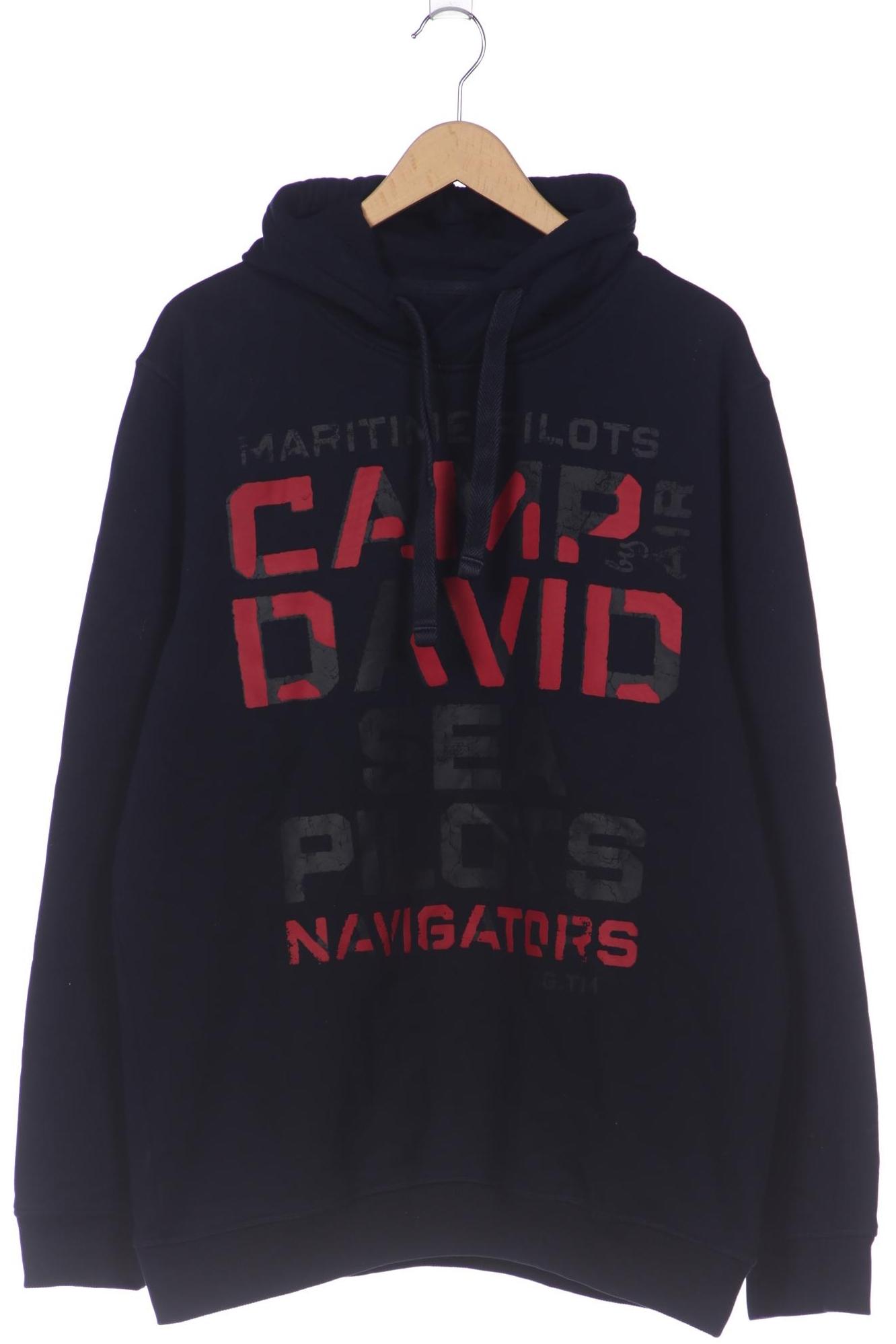 

Camp David Herren Kapuzenpullover, marineblau, Gr. 56