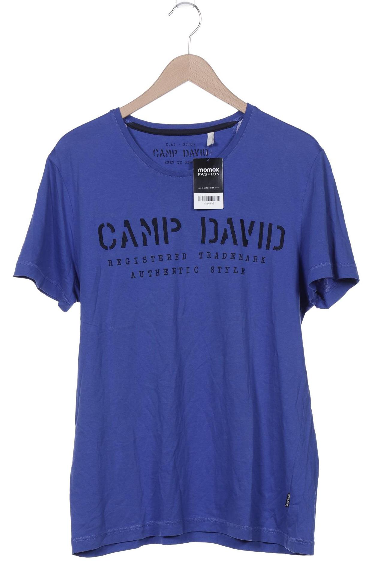 

Camp David Herren T-Shirt, blau, Gr. 54