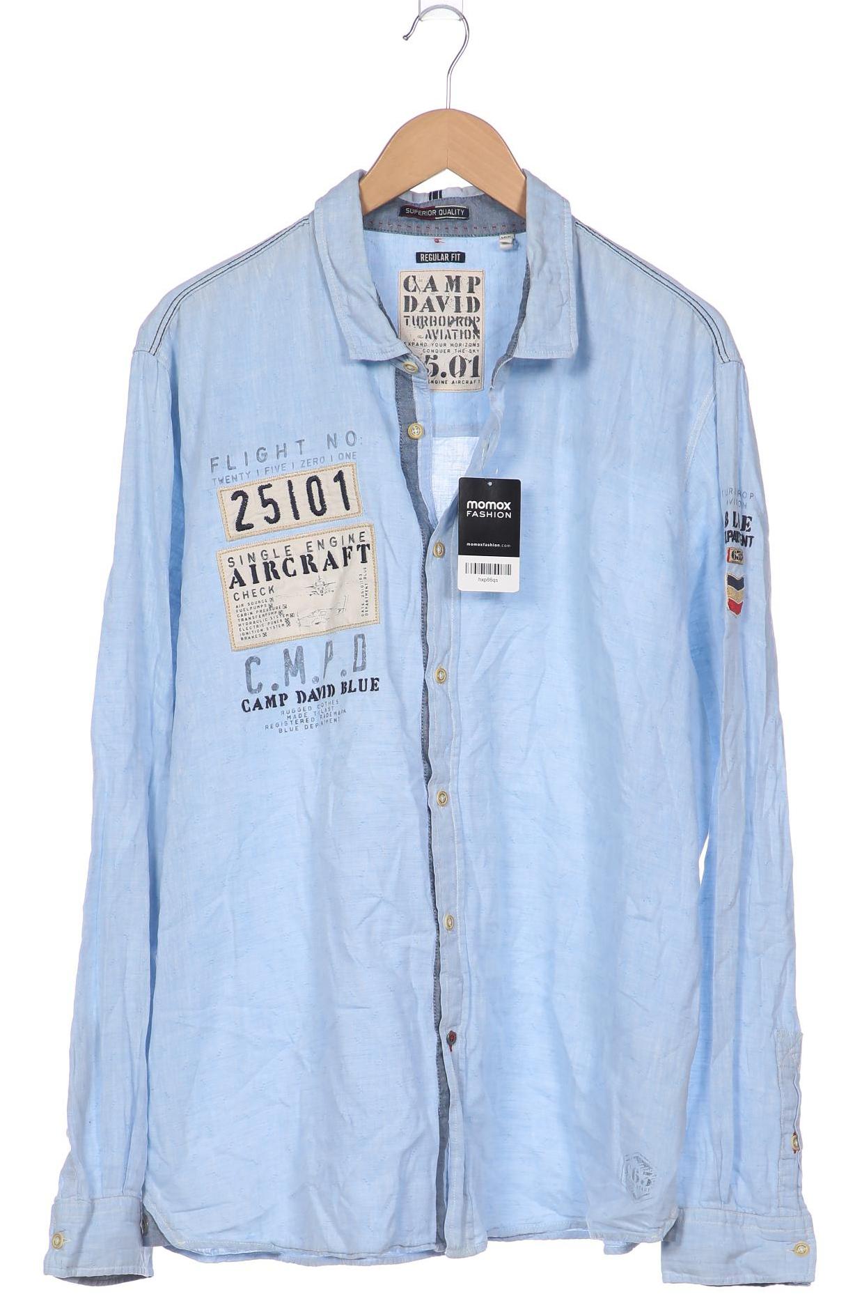 

Camp David Herren Hemd, hellblau, Gr. 56