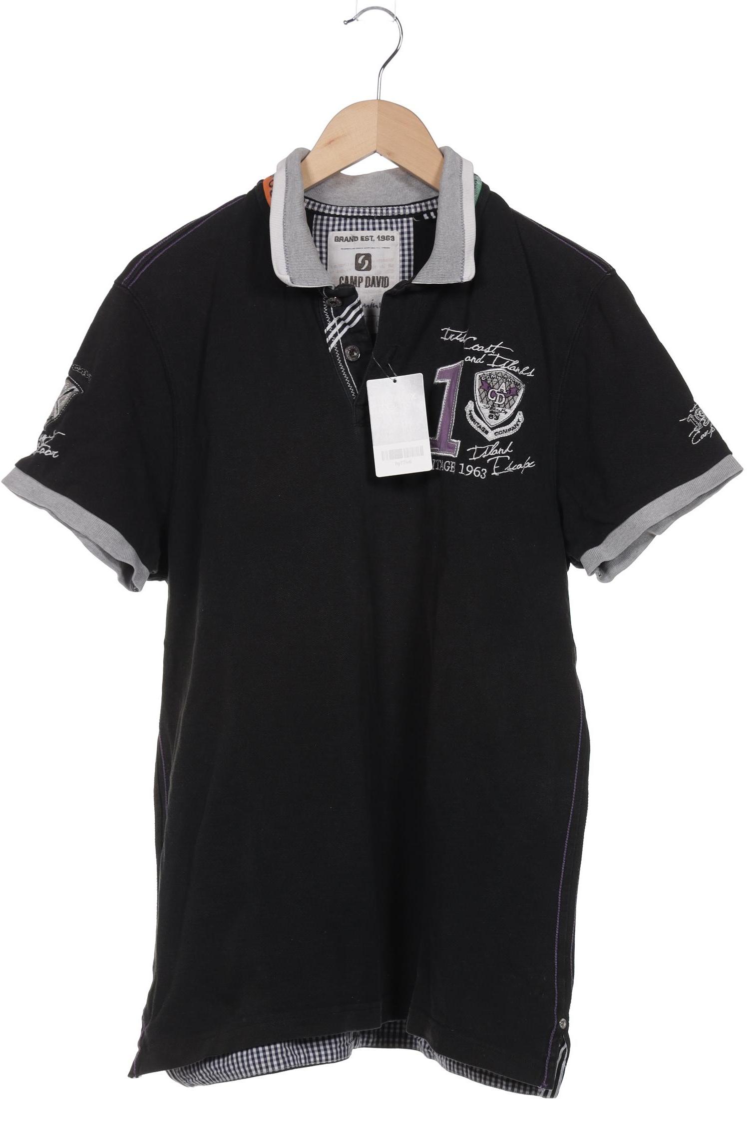 

Camp David Herren Poloshirt, schwarz, Gr. 52