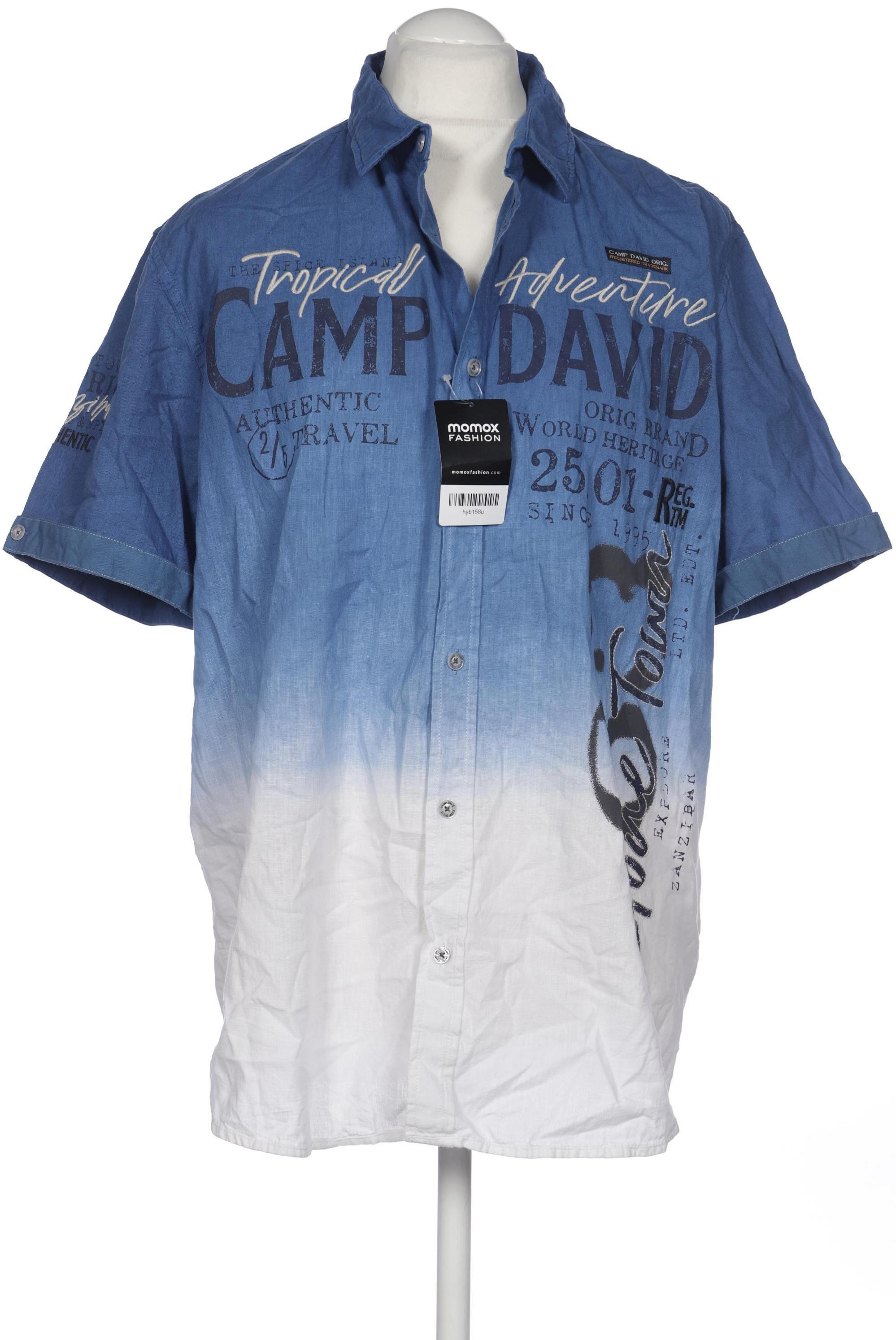 

Camp David Herren Hemd, blau