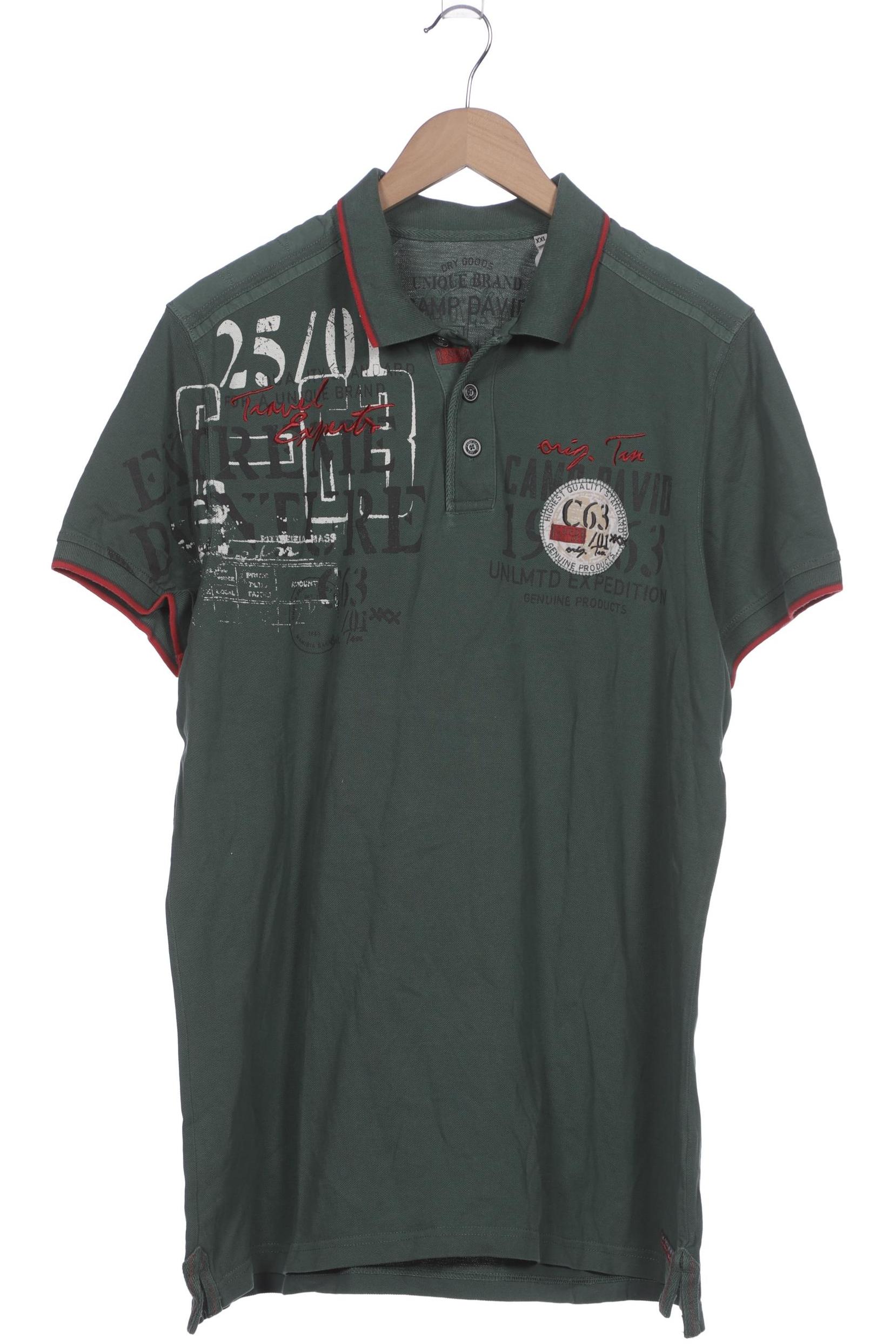 

Camp David Herren Poloshirt, grün, Gr. 56