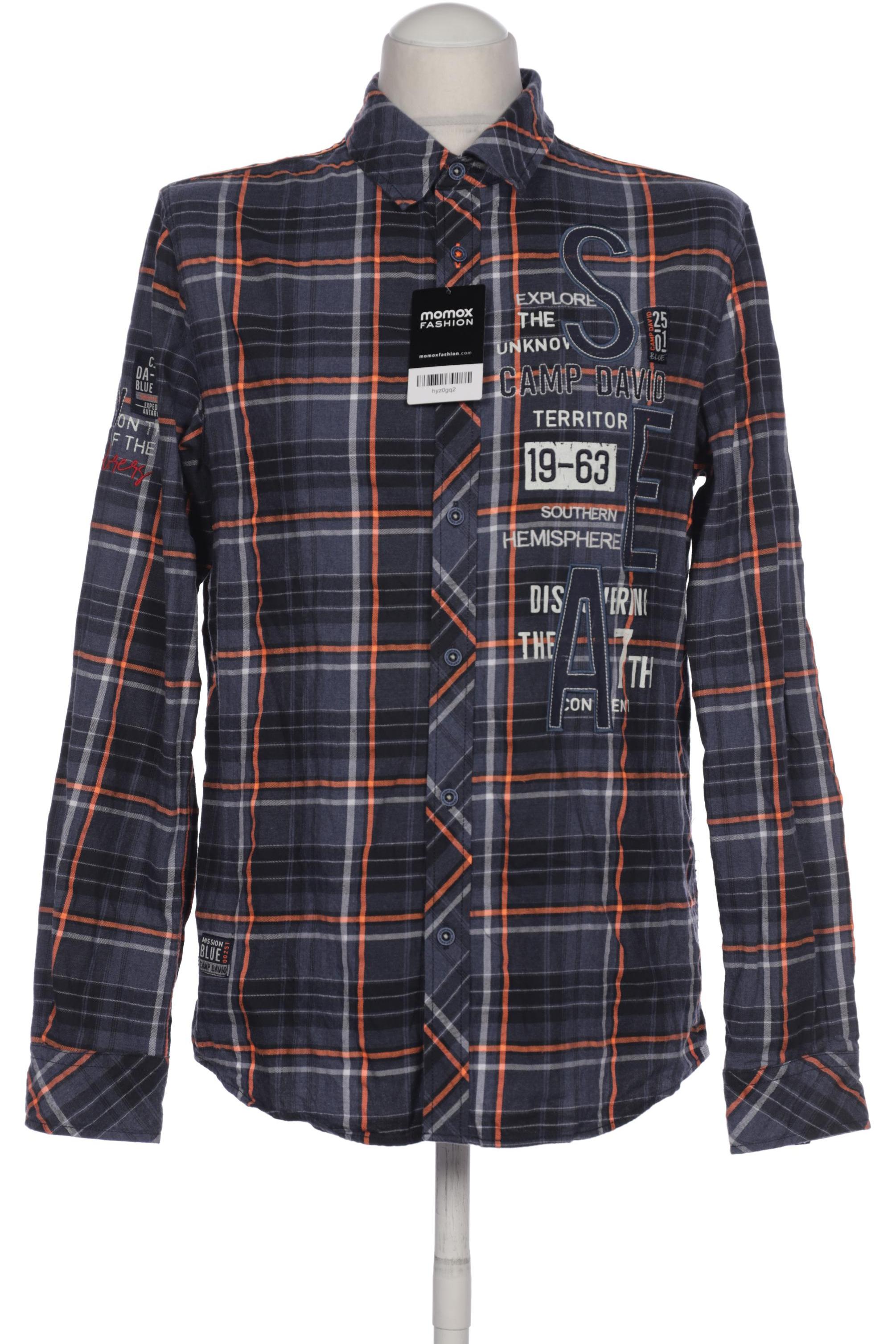 

Camp David Herren Hemd, marineblau, Gr. 46