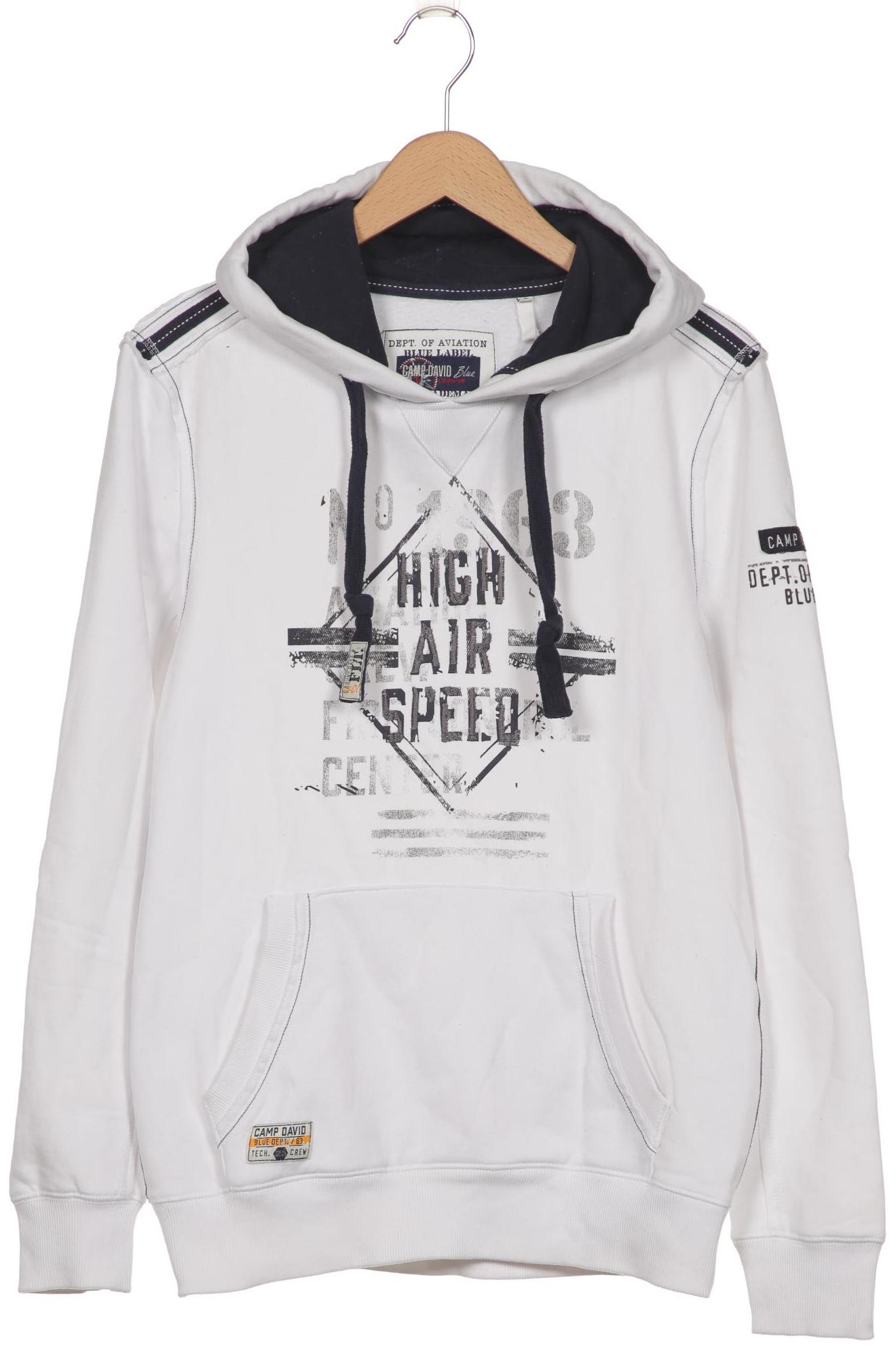 

Camp David Herren Kapuzenpullover, weiß