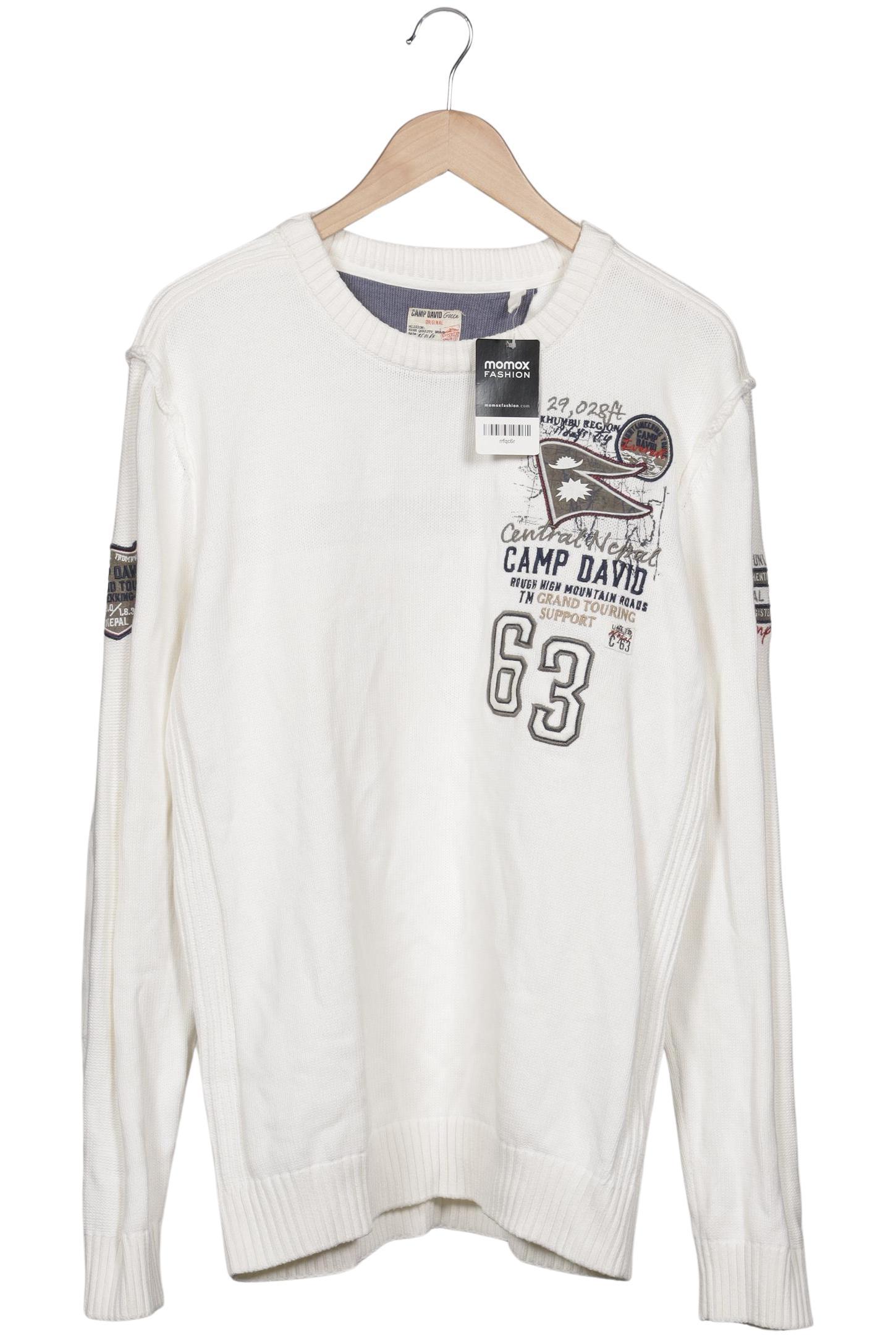 Thumbnail - Camp David Herren Pullover, cremeweiß, Gr. 54