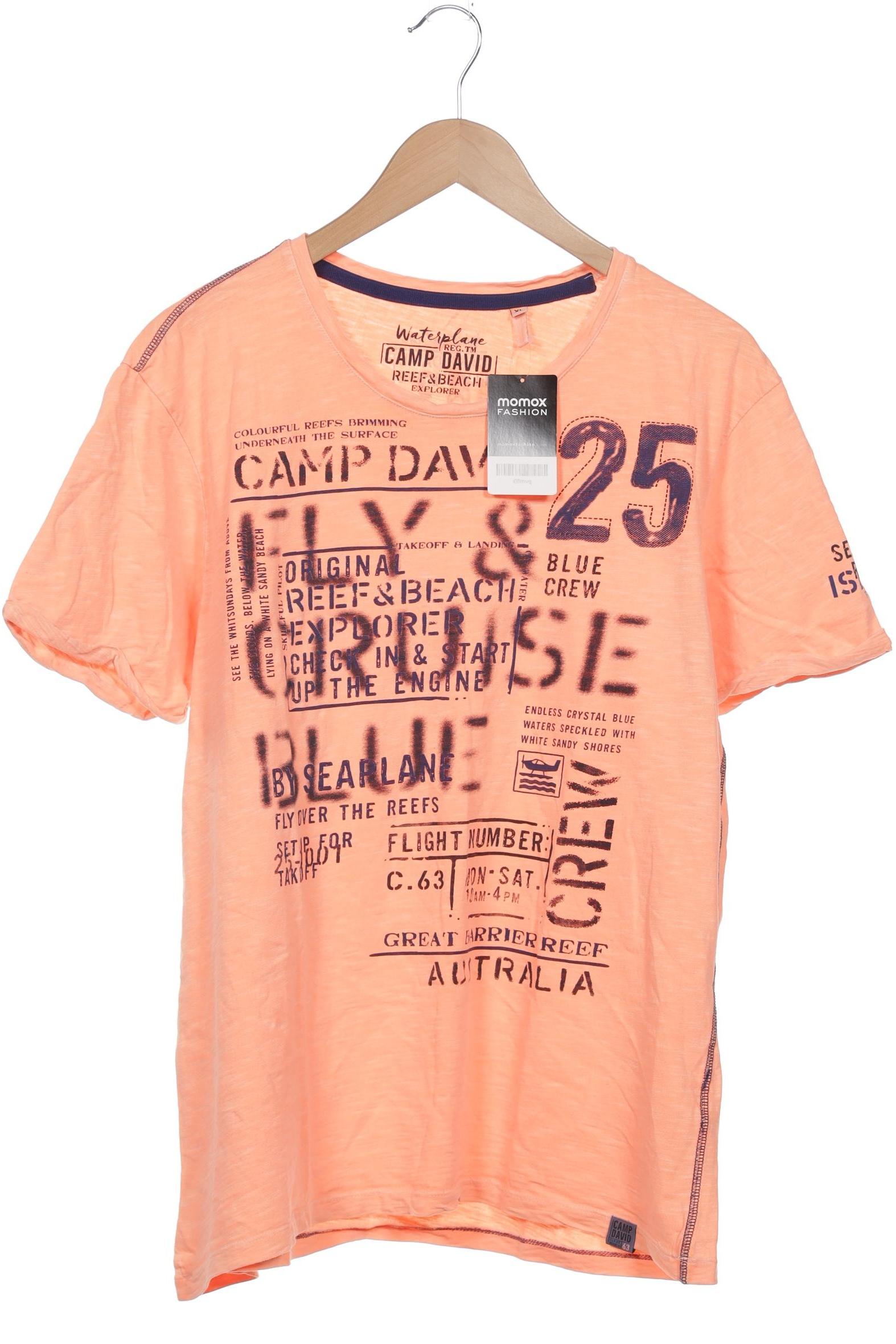 

Camp David Herren T-Shirt, orange, Gr. 54