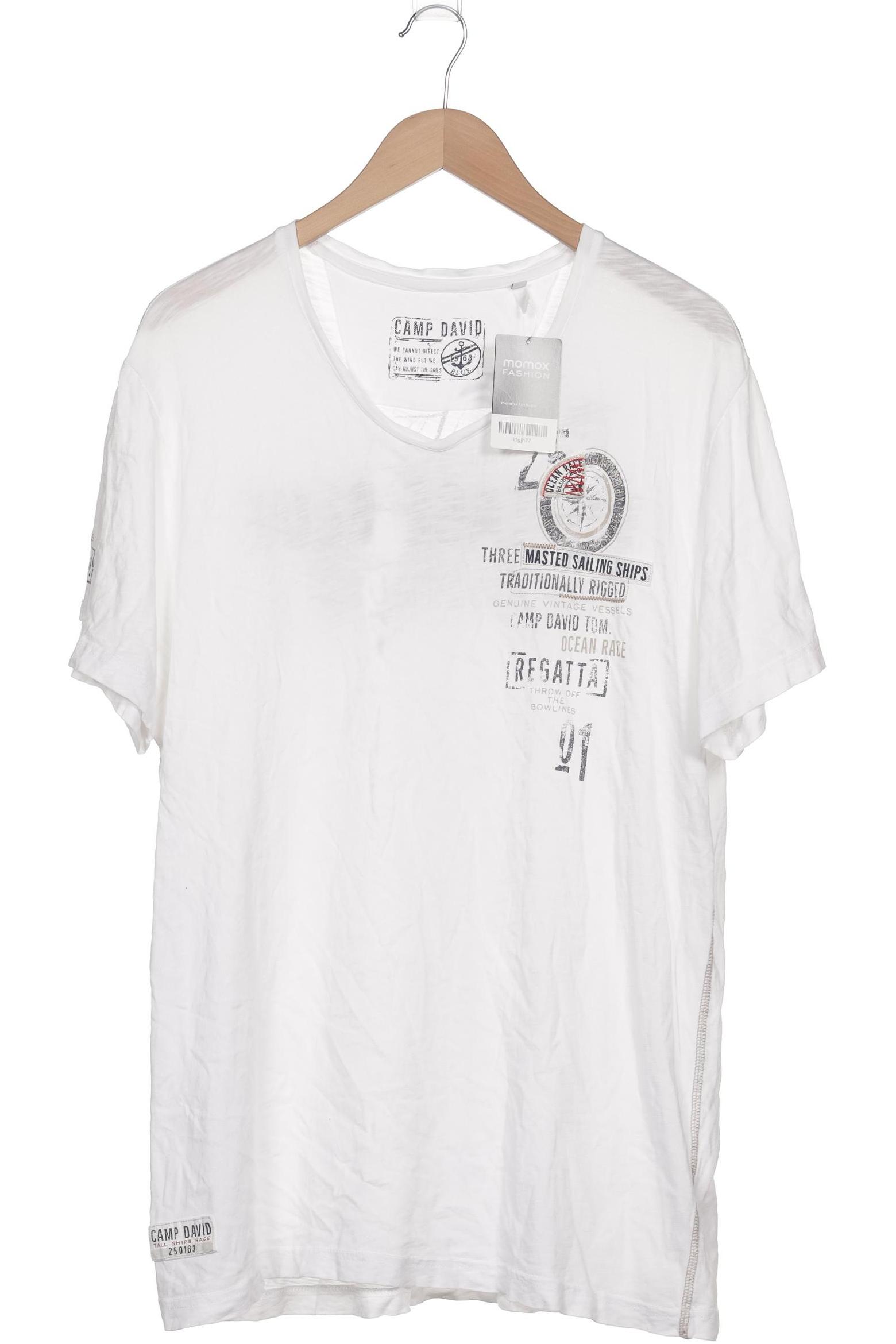 

Camp David Herren T-Shirt, cremeweiß, Gr. 54