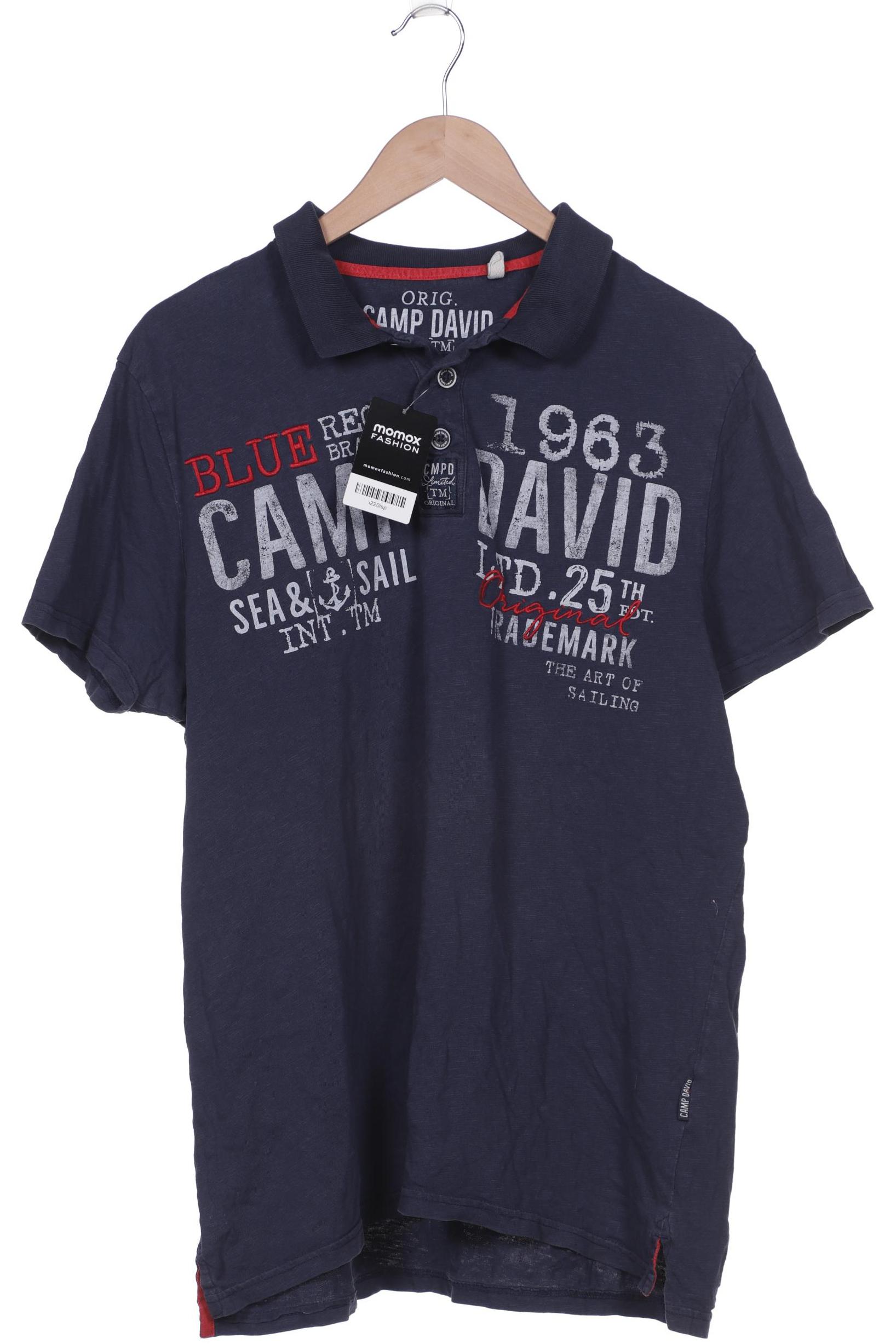 

Camp David Herren Poloshirt, marineblau