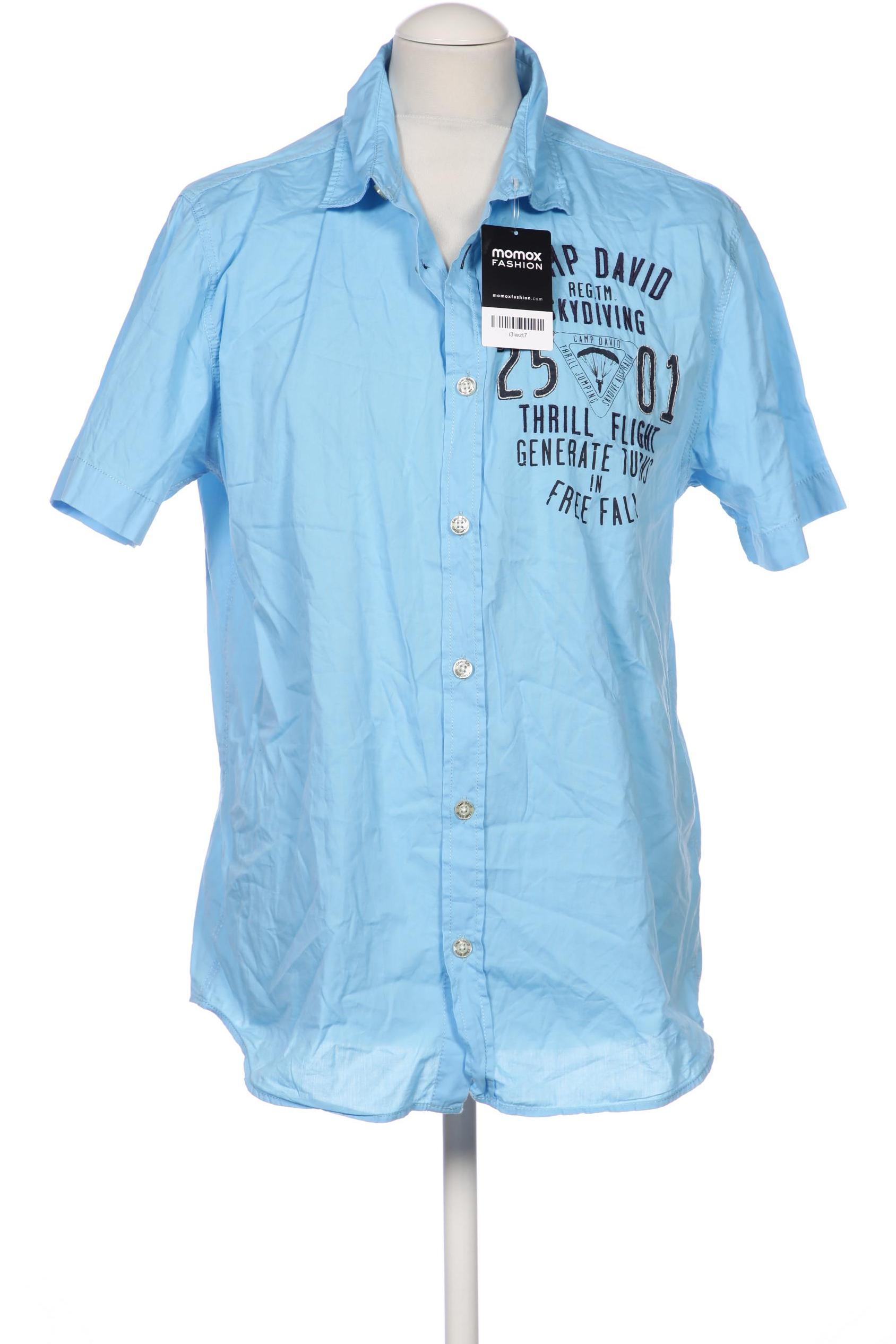 

Camp David Herren Hemd, blau