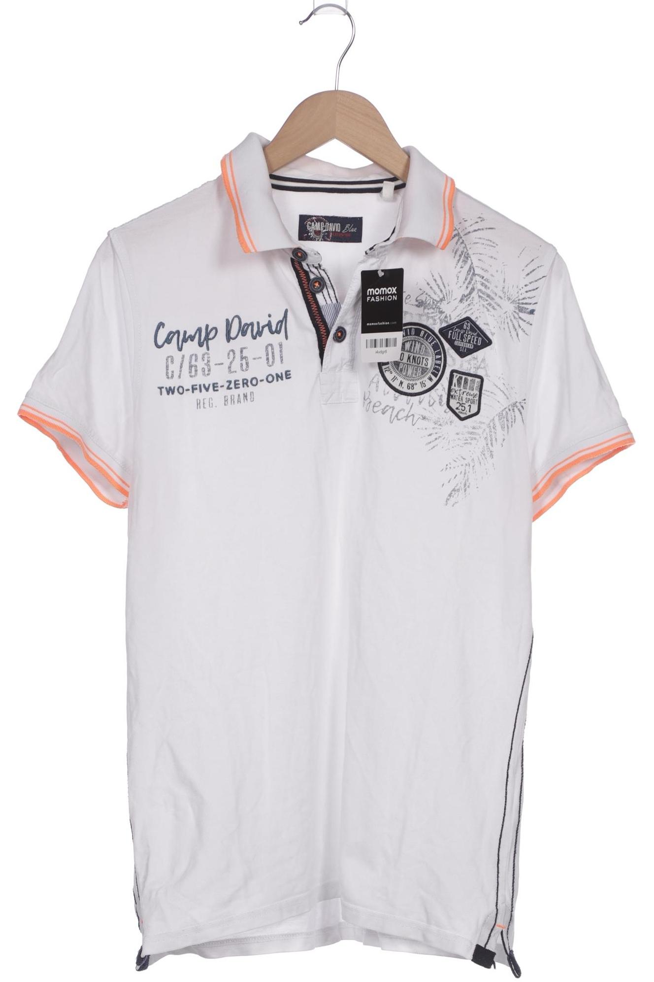 

Camp David Herren Poloshirt, weiß, Gr. 48
