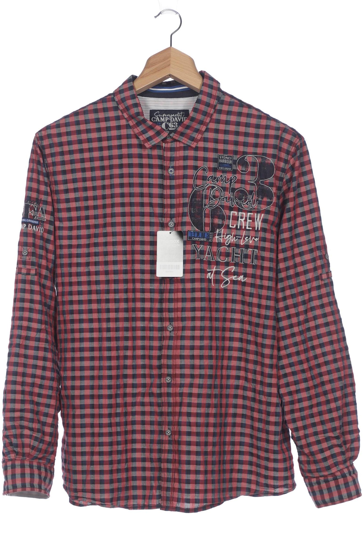 

Camp David Herren Hemd, bordeaux, Gr. 56
