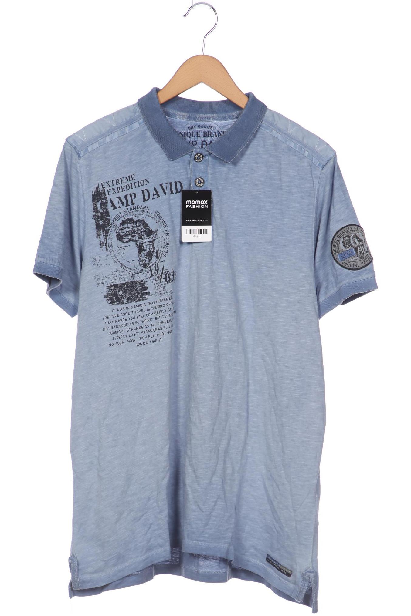 

Camp David Herren Poloshirt, hellblau, Gr. 54