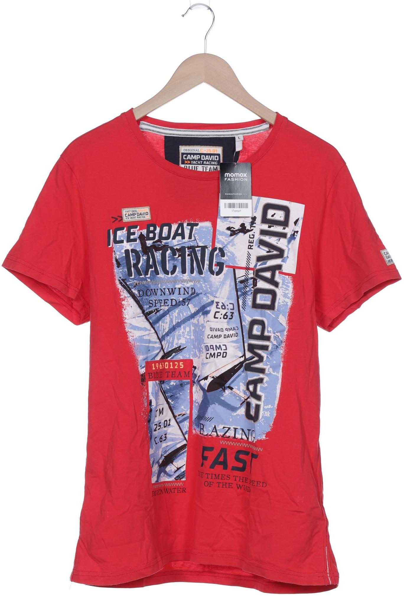

Camp David Herren T-Shirt, rot, Gr. 52