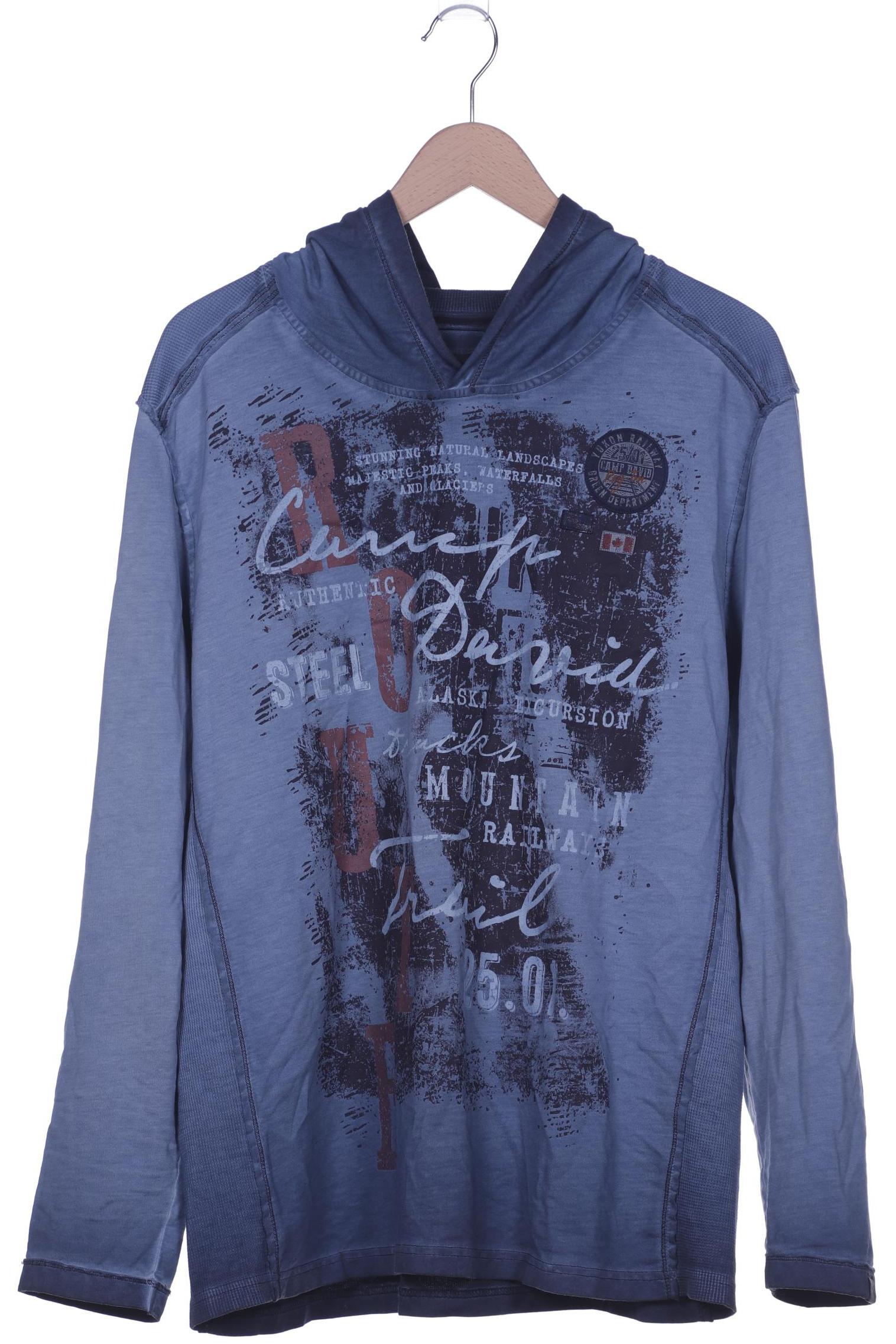 

Camp David Herren Kapuzenpullover, blau, Gr. 54